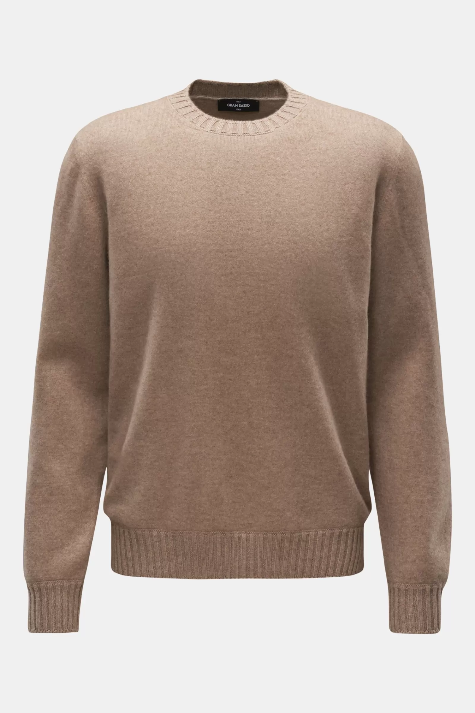 Cashmere Crew Neck Jumper Beige^Gran Sasso Outlet