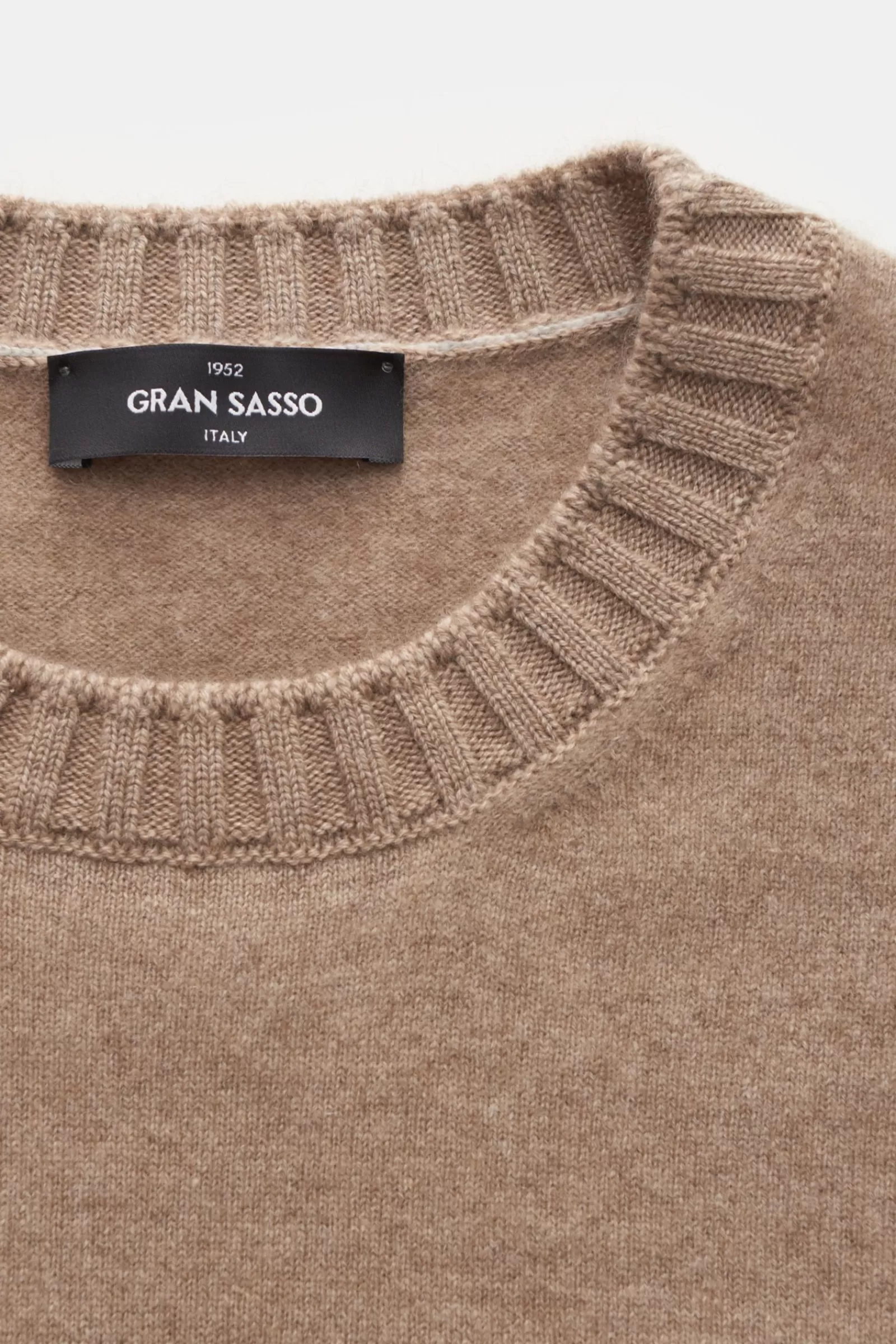 Cashmere Crew Neck Jumper Beige^Gran Sasso Outlet