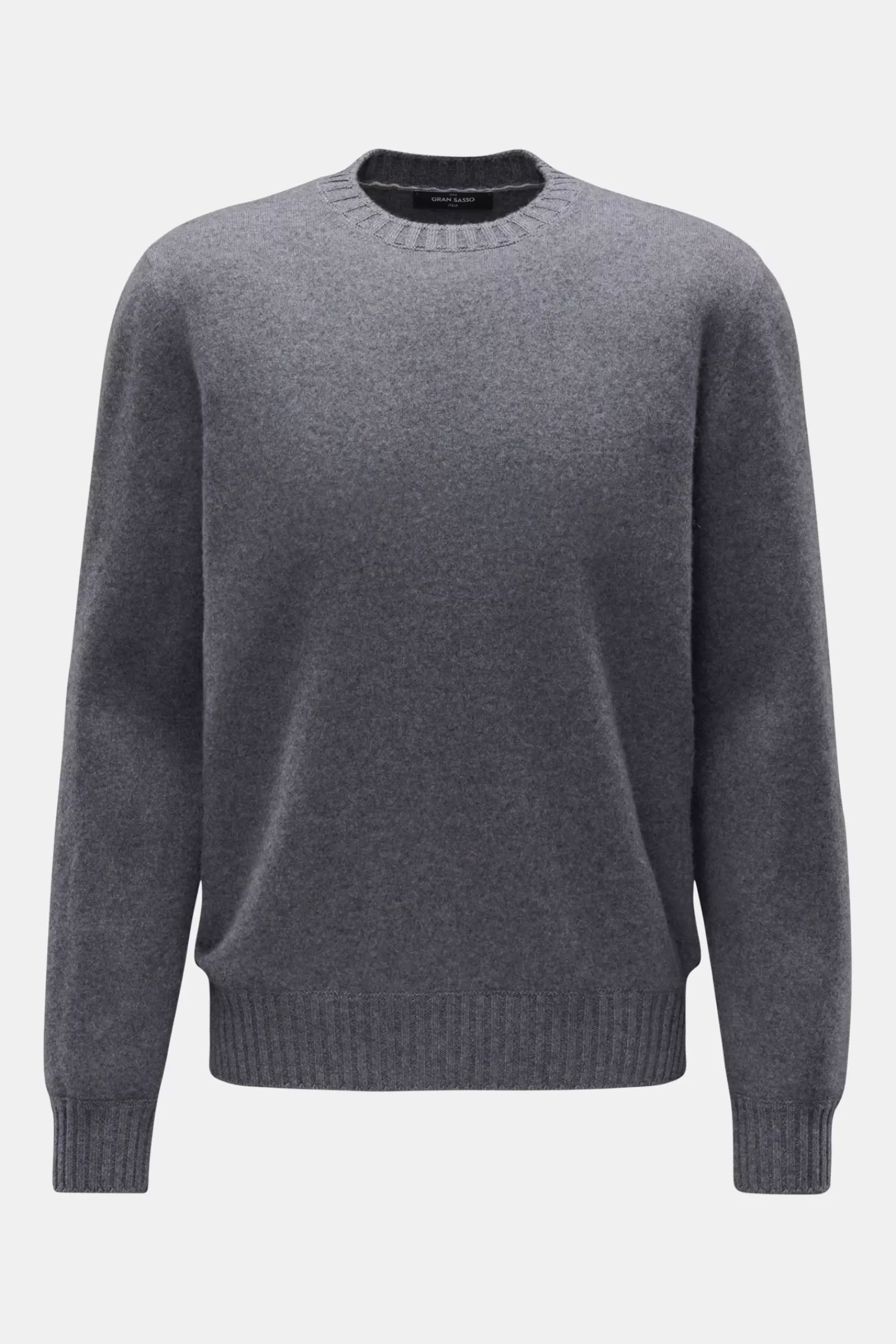 Cashmere Crew Neck Jumper Grey^Gran Sasso Online