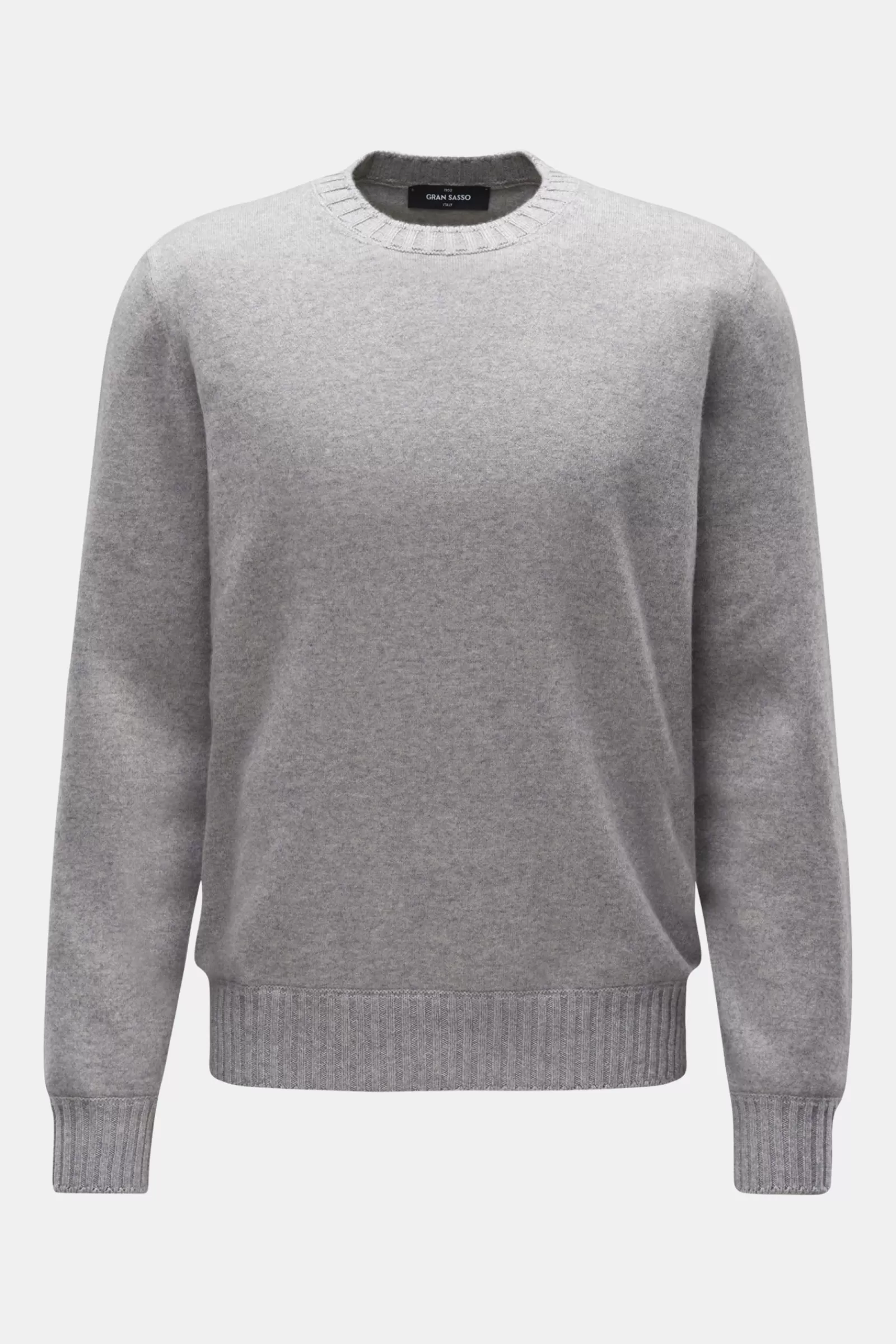 Cashmere Crew Neck Jumper Light Grey^Gran Sasso Online