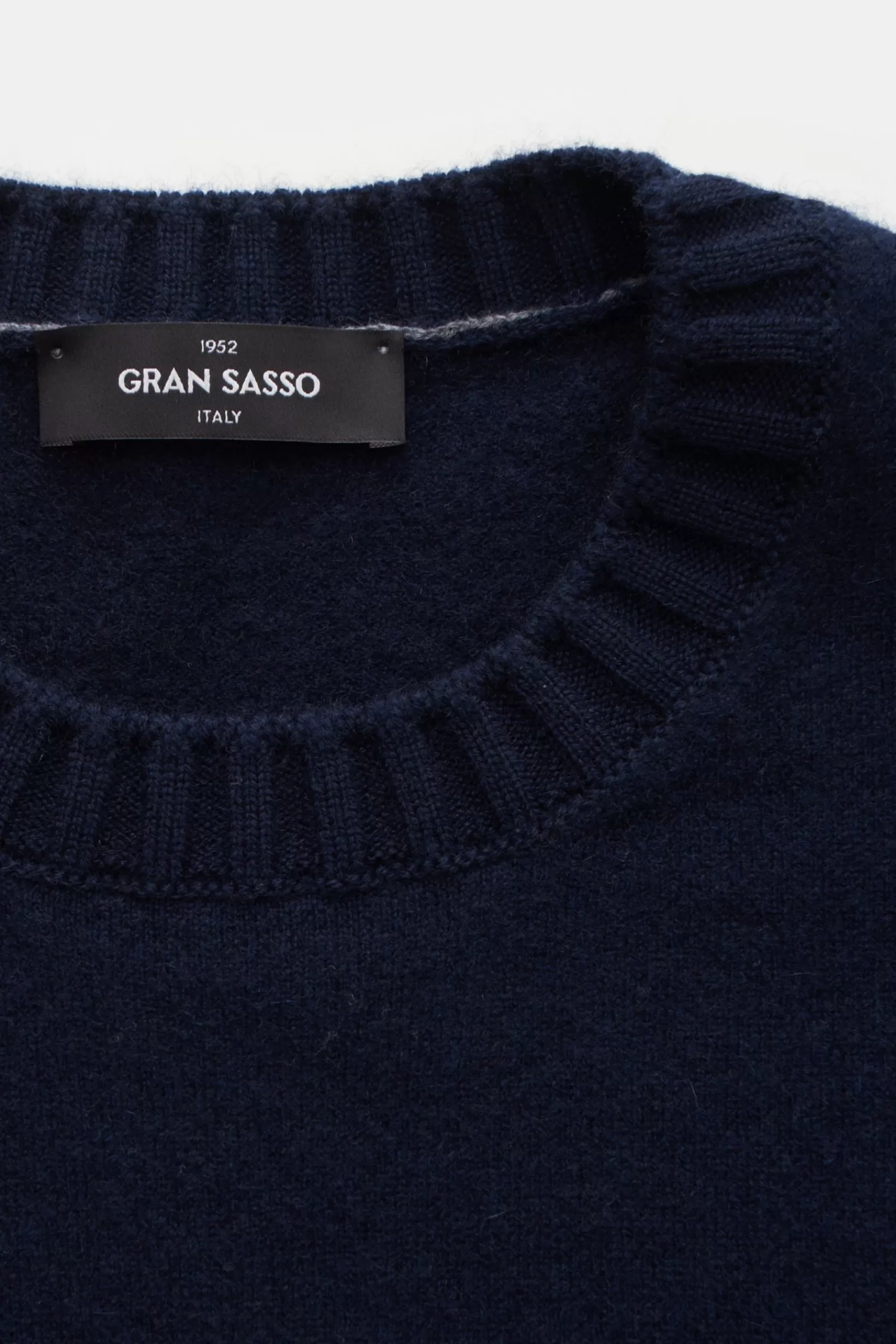 Cashmere Crew Neck Jumper Navy^Gran Sasso Cheap