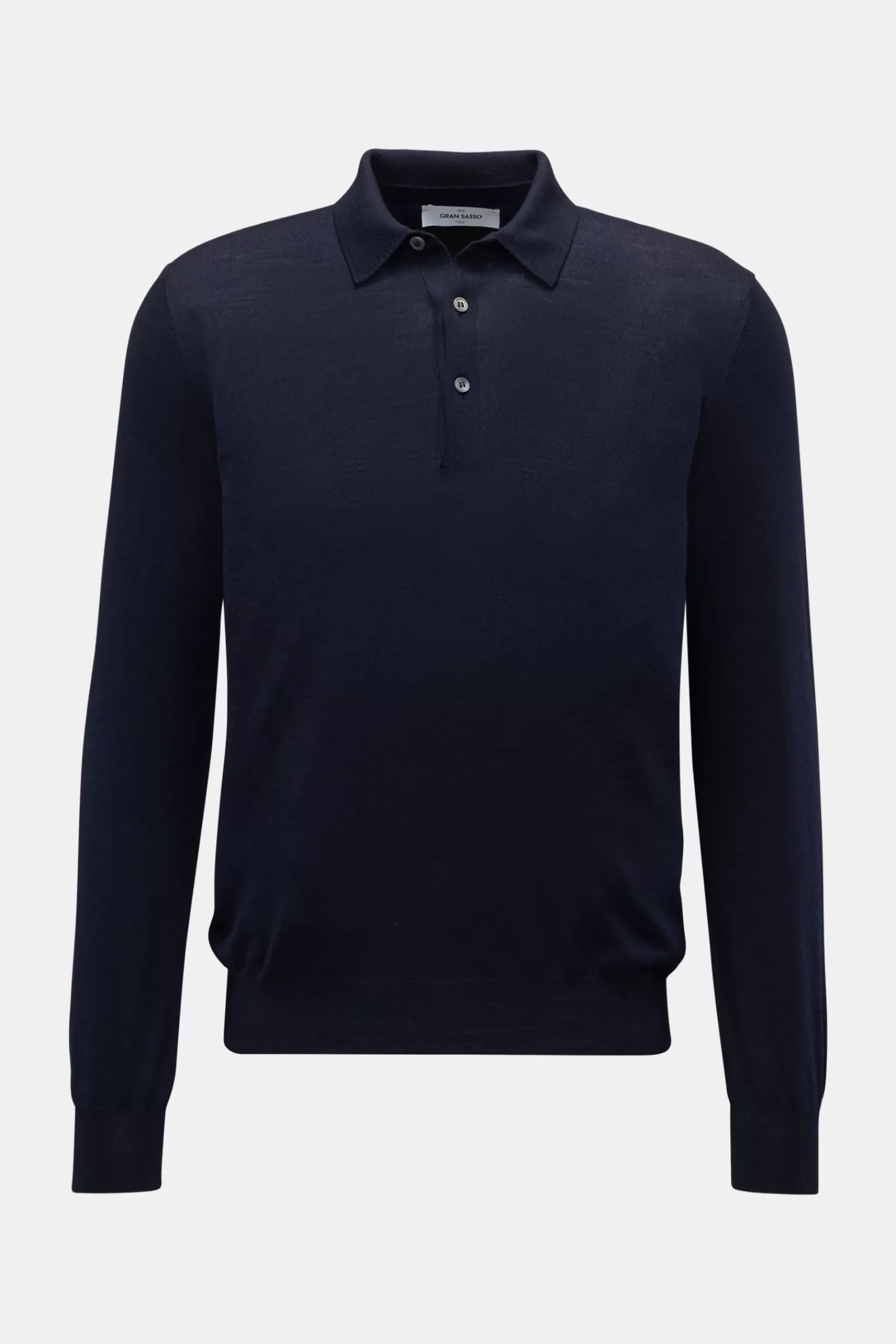 Fine Knit Polo Navy^Gran Sasso Clearance