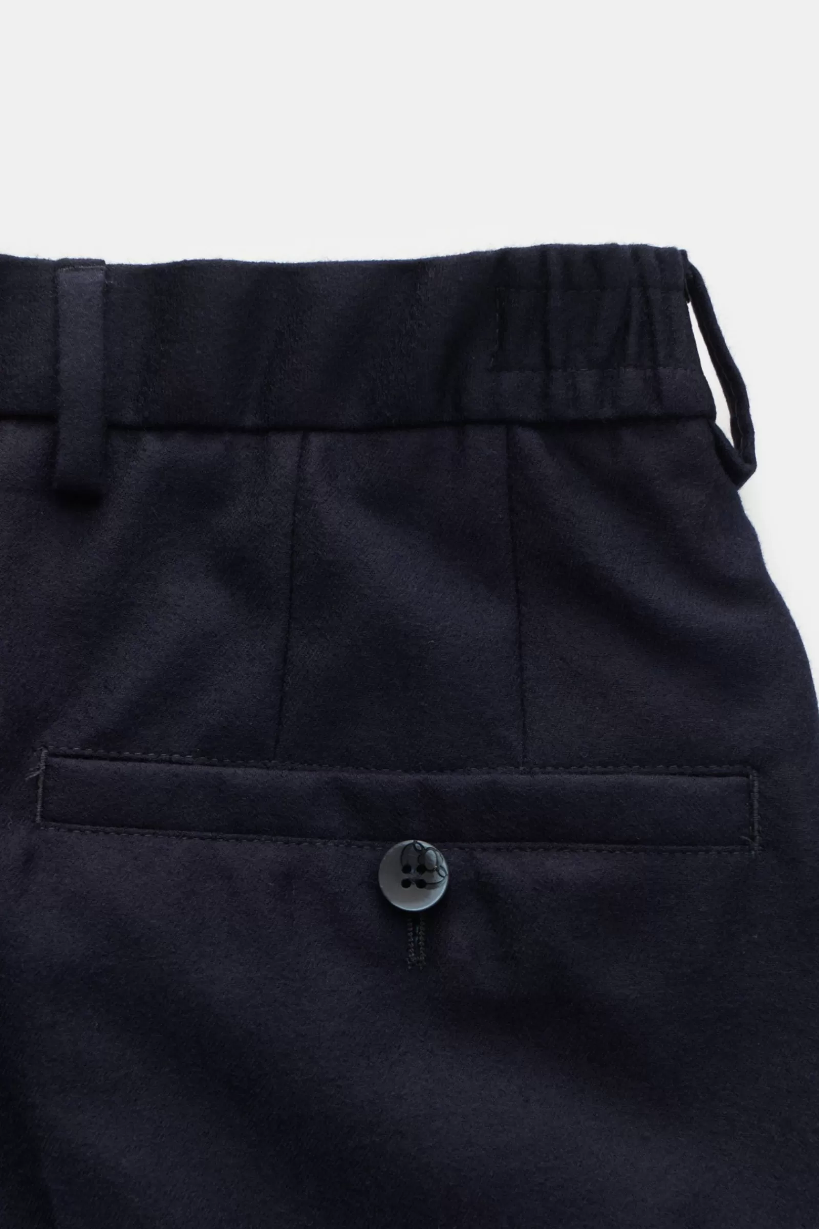 Wool Trousers 'Dennis' Navy>GTA Discount