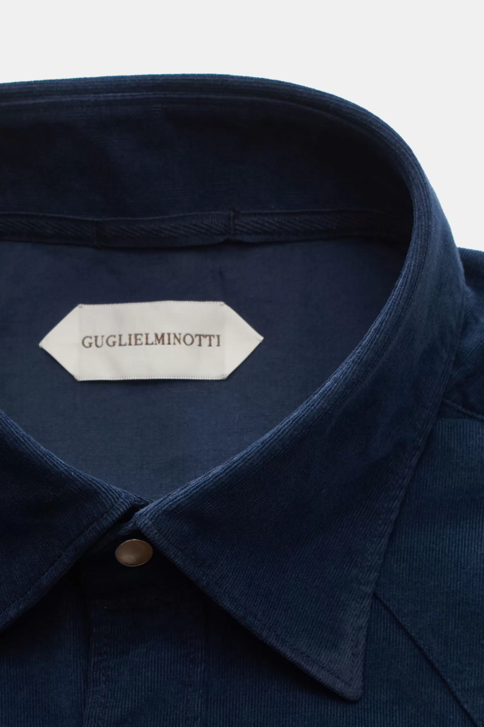 Casual Shirt Narrow Collar Navy>Guglielminotti New