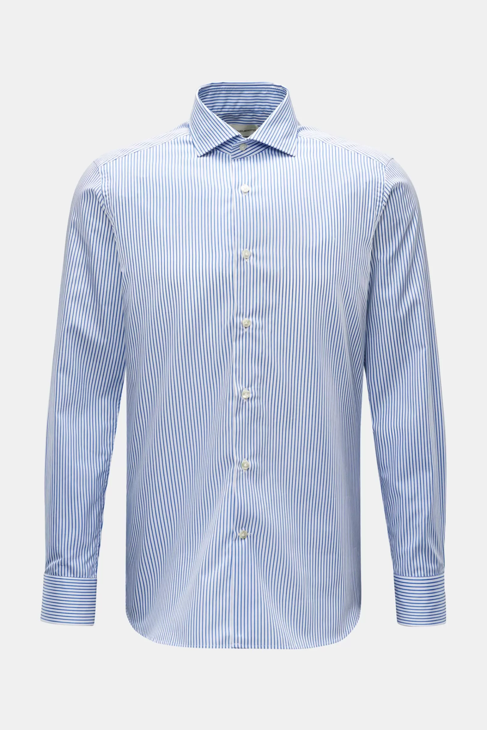 Casual Shirt Shark Collar Blue/White Striped>Guglielminotti Cheap