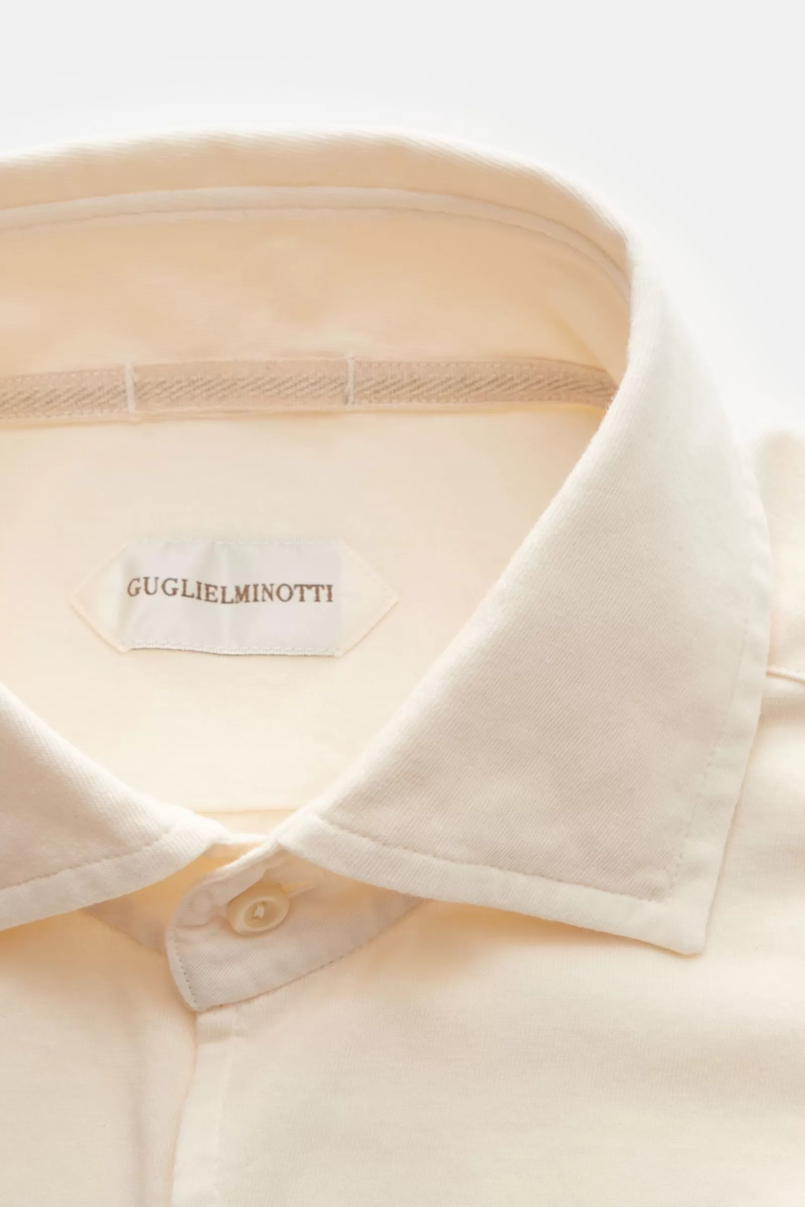 Casual Shirt Shark Collar Cream>Guglielminotti Shop