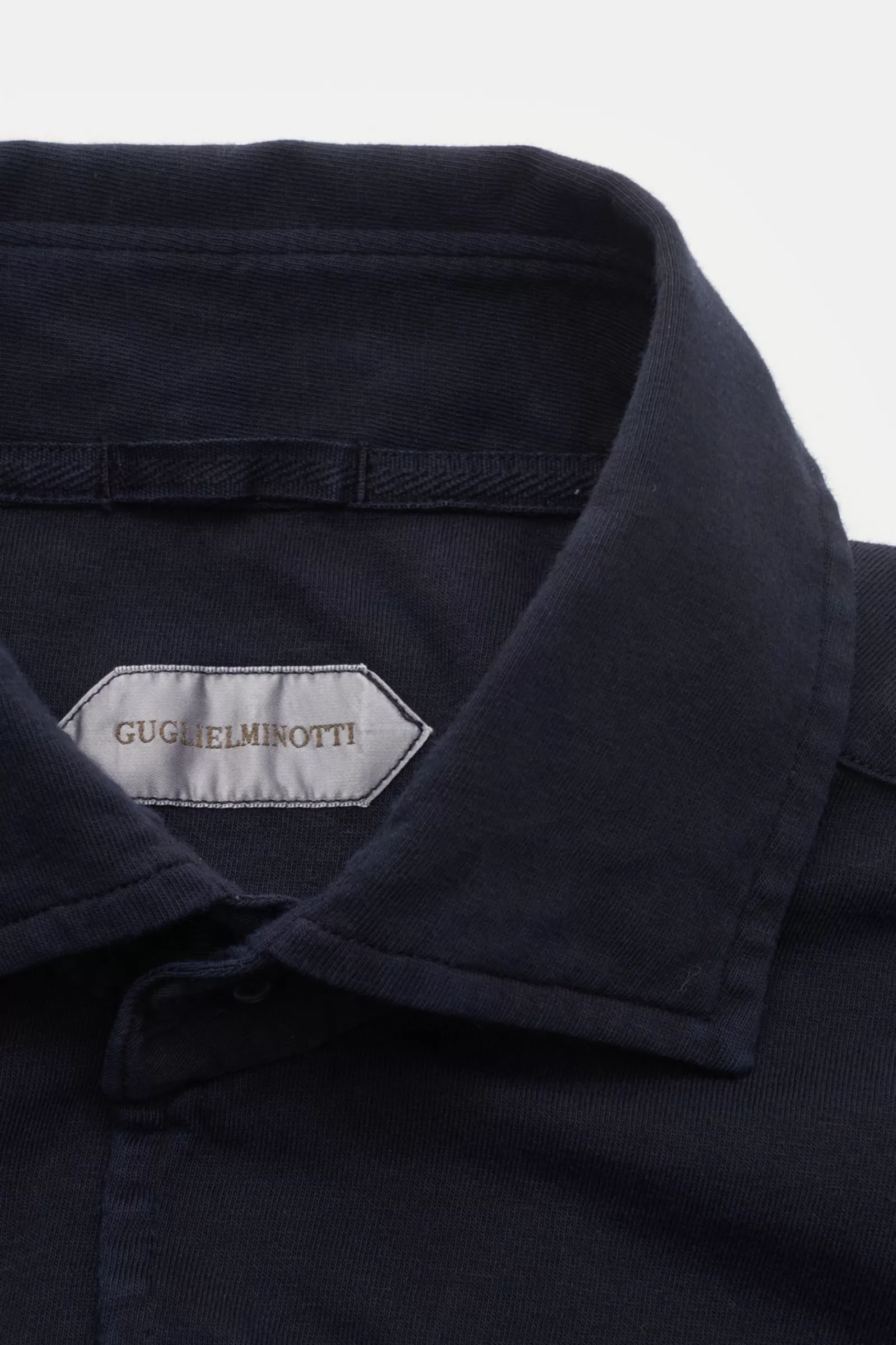 Casual Shirt Shark Collar Navy>Guglielminotti Flash Sale