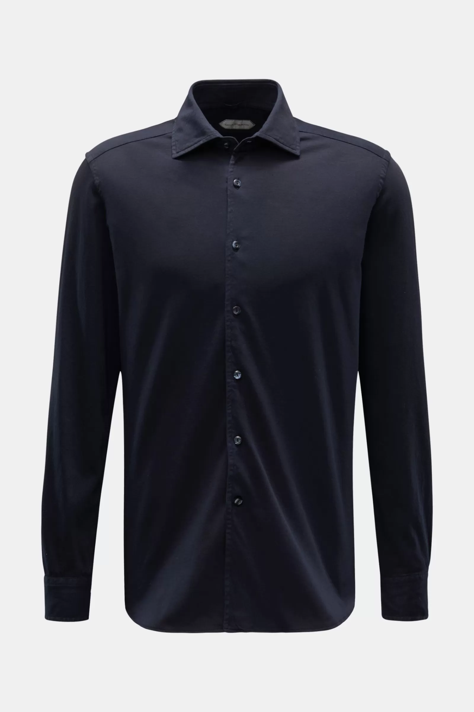 Casual Shirt Shark Collar Navy>Guglielminotti Flash Sale