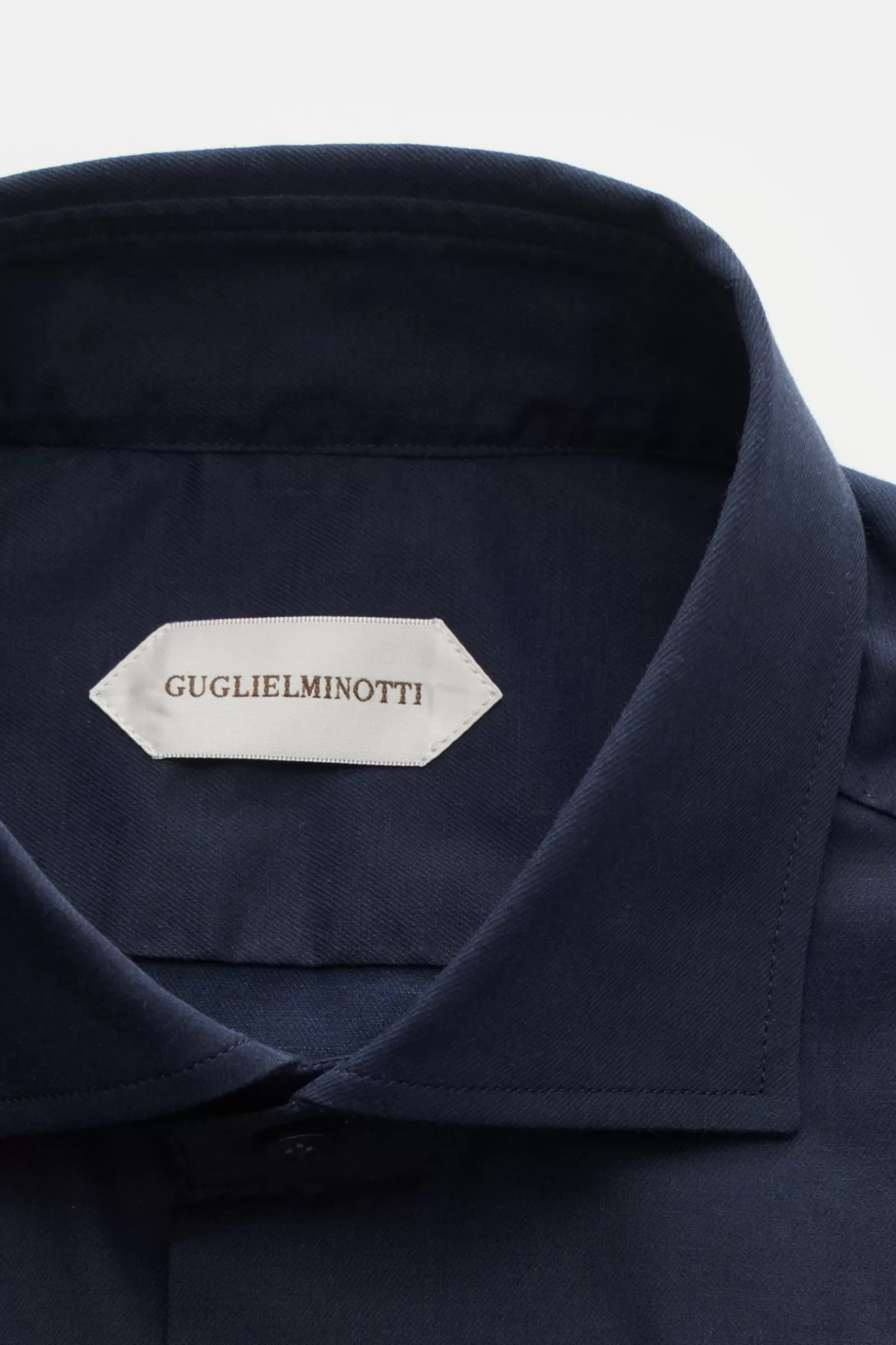 Casual Shirt Shark Collar Navy>Guglielminotti New