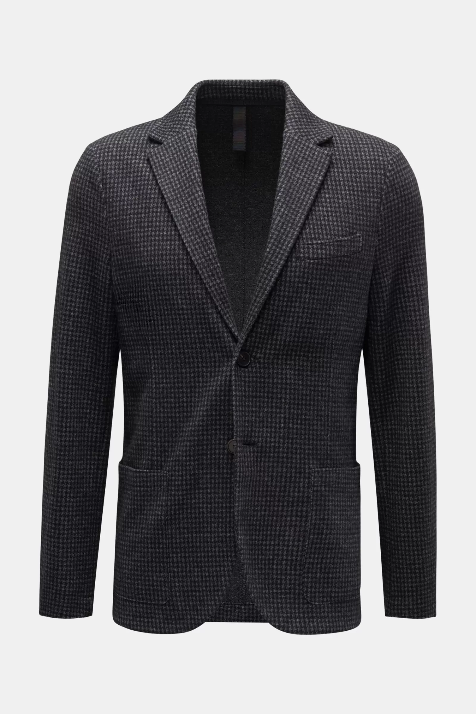 Jersey Jacket Grey/Black Checked>Harris Wharf London Best