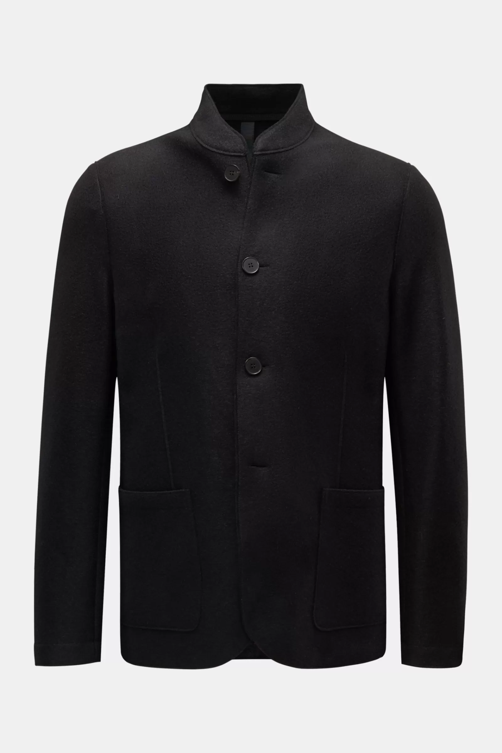 Smart-Casual Jacket 'Nehru Jacket' Black>Harris Wharf London Cheap