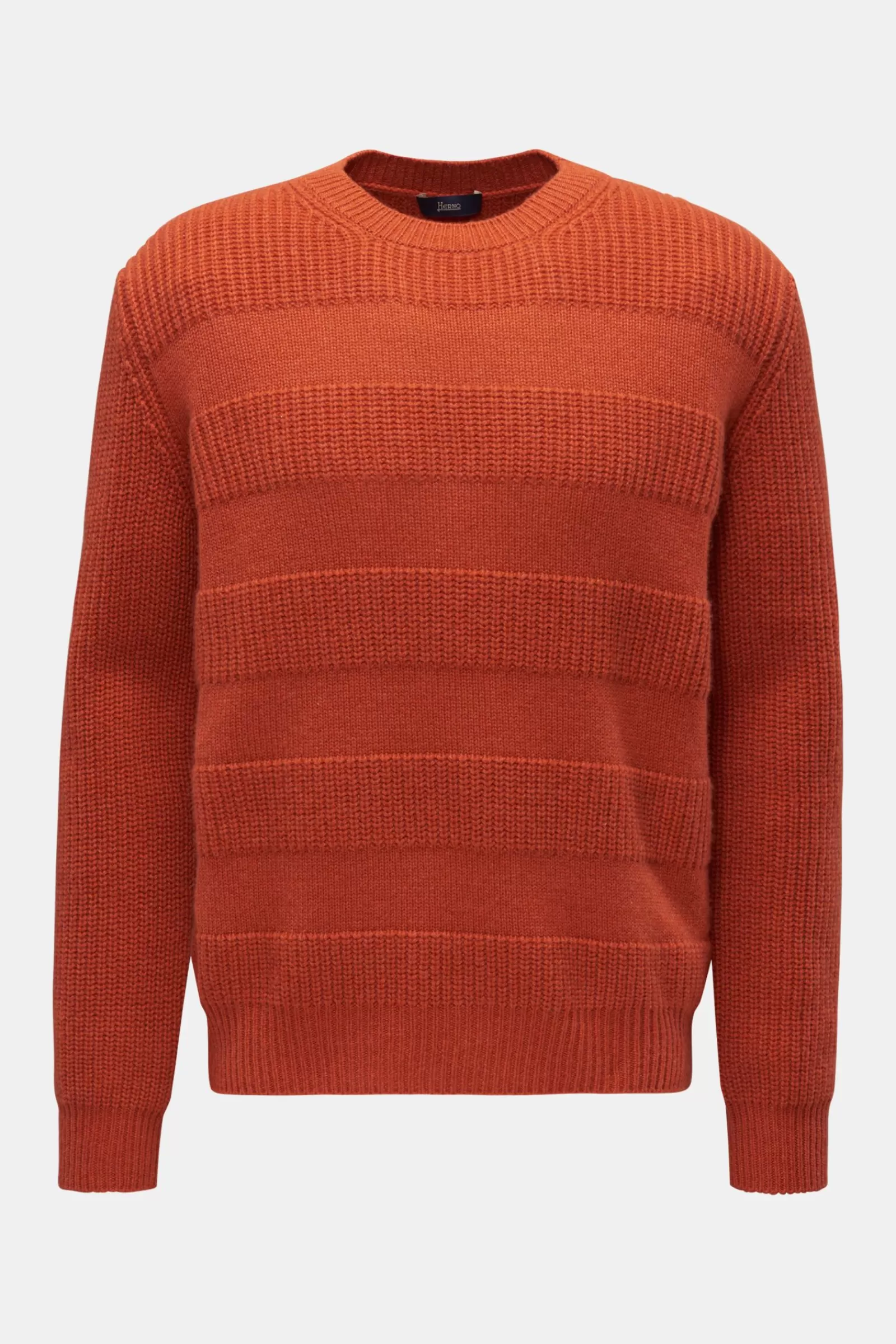 Cashmere Crew Neck Jumper Rust Brown^Herno Sale