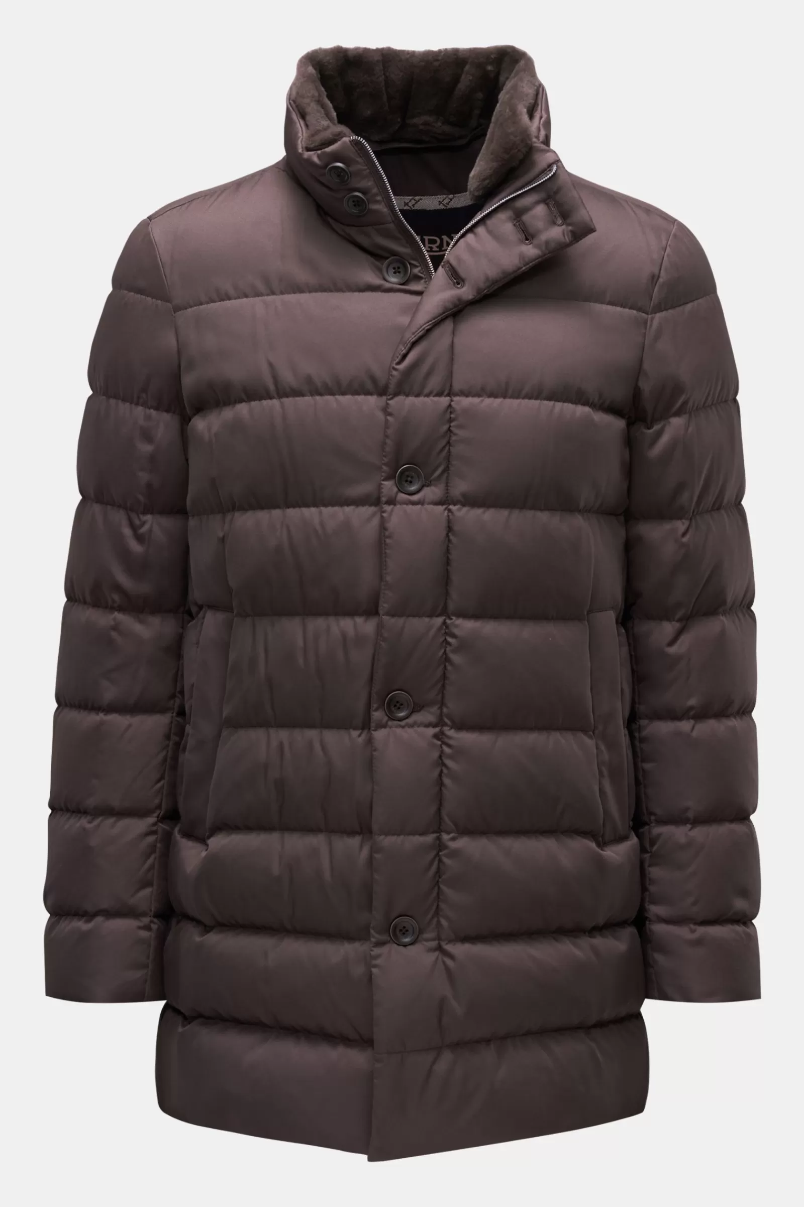 Down Jacket Dark Brown>Herno Hot