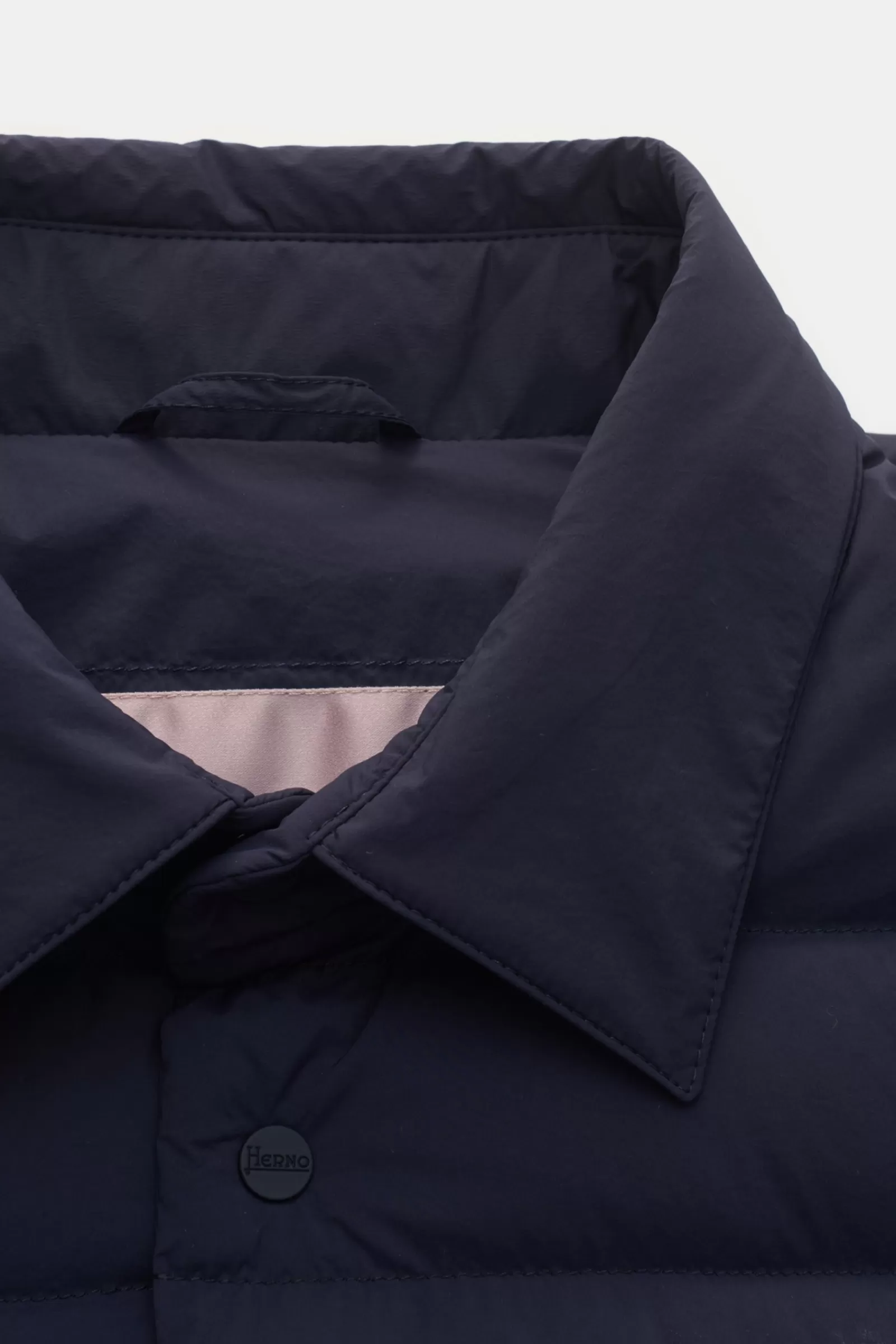 Down Overshirt Navy>Herno Best Sale