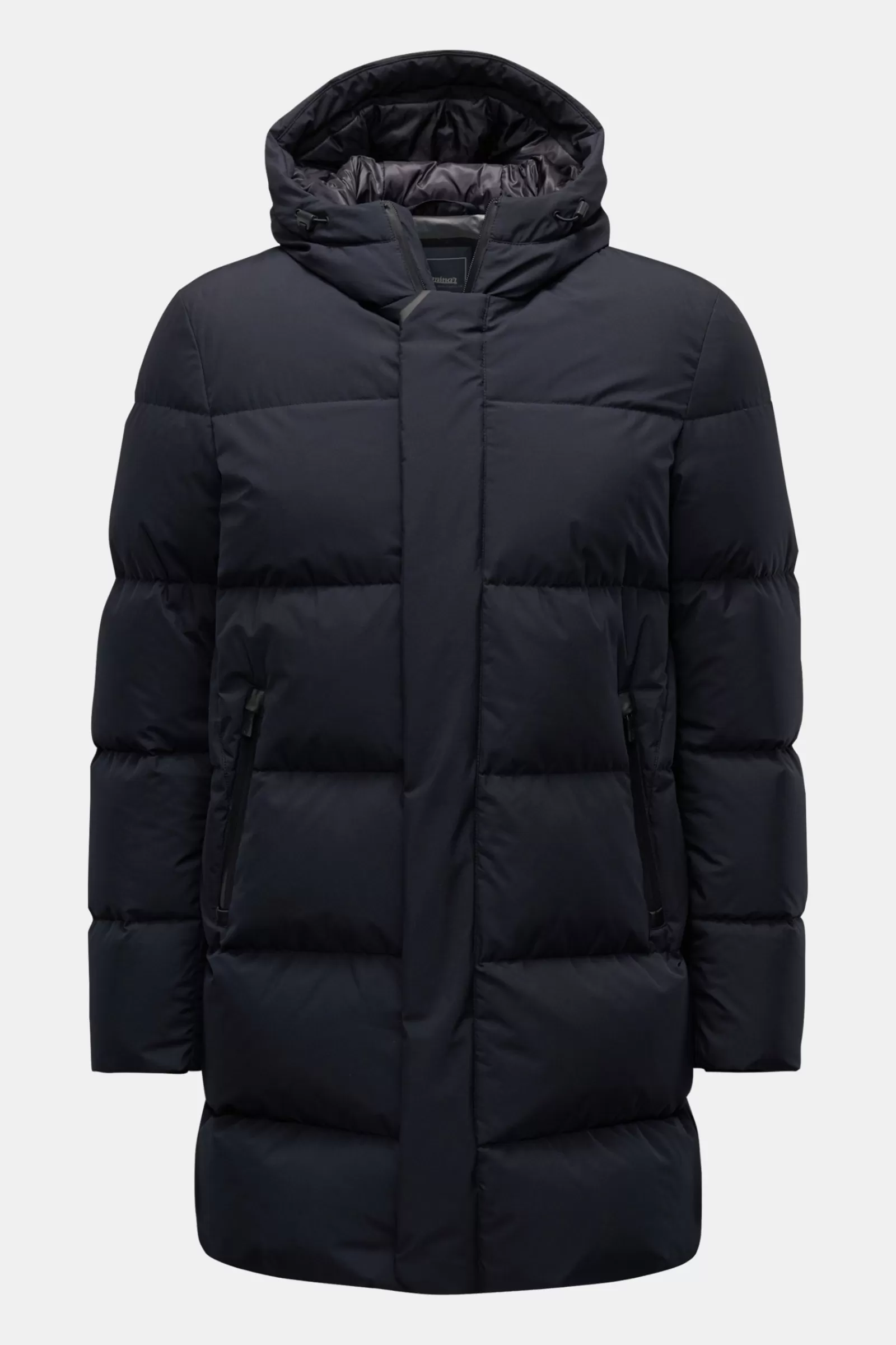 Down Parka, Navy>Herno Laminar Fashion