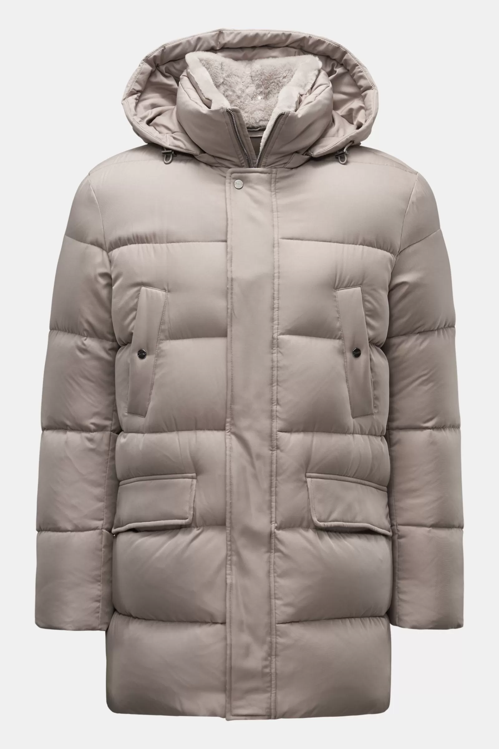 Quilted Down Jacket Beige>Herno Sale