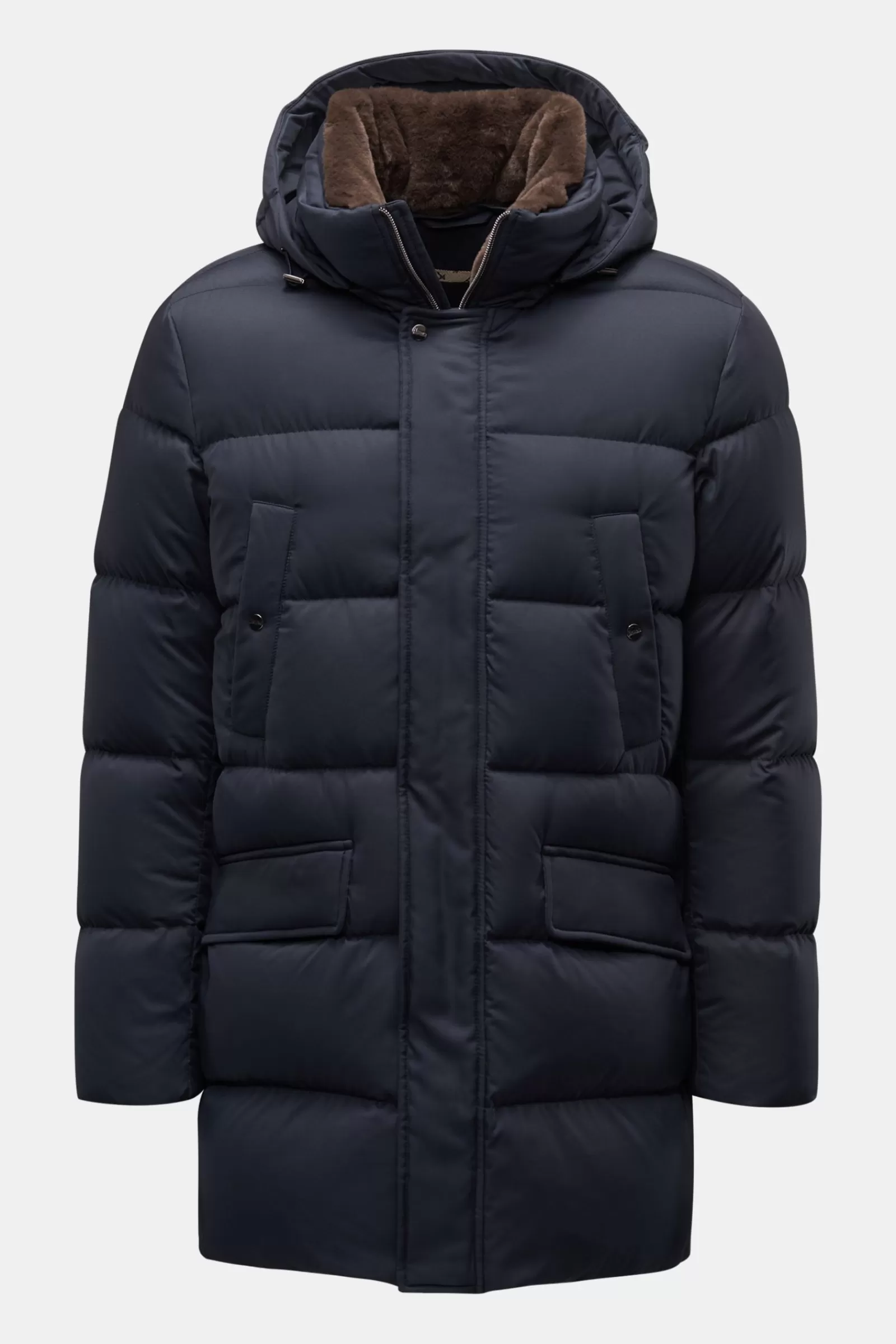 Quilted Down Jacket Navy>Herno Cheap