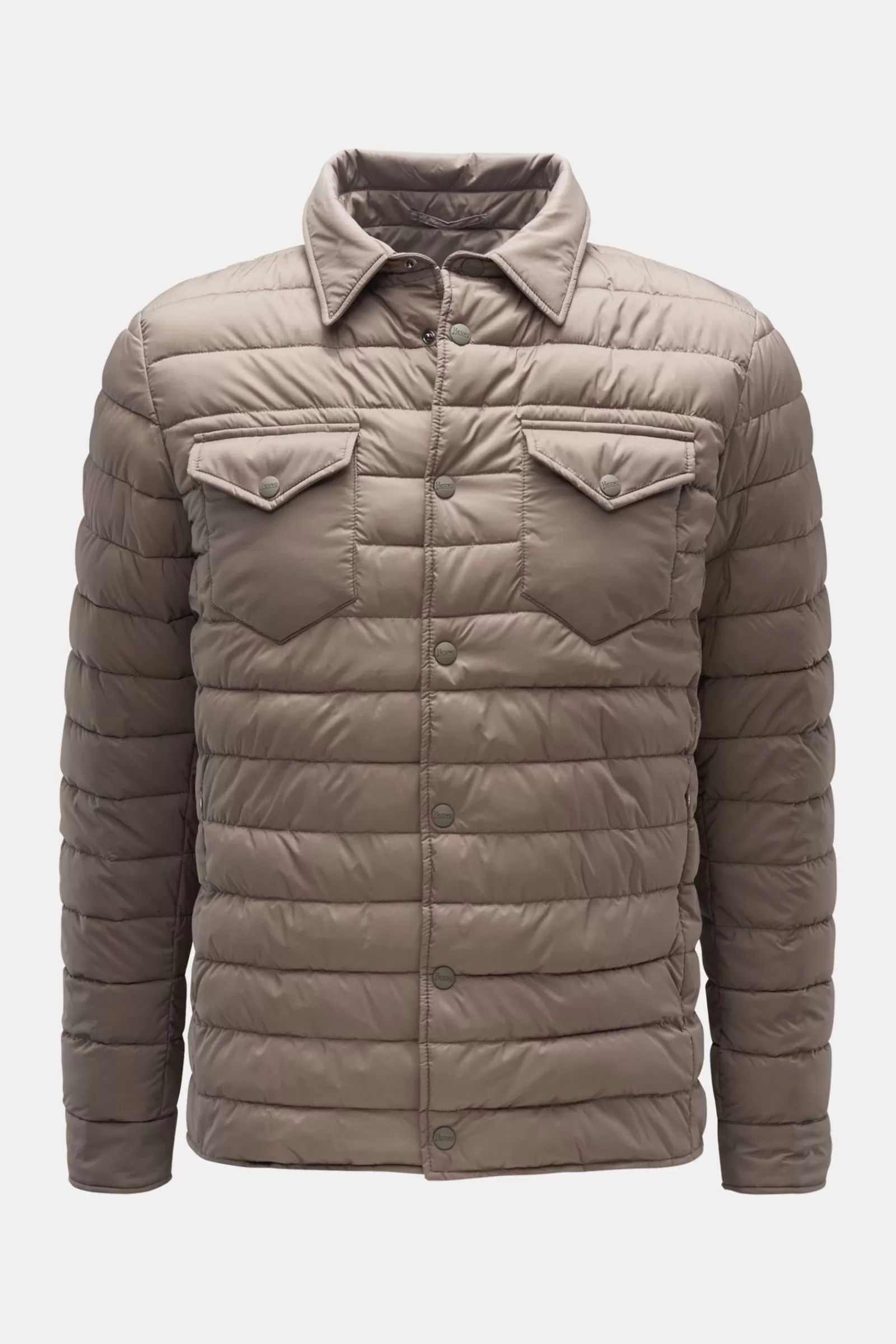 Quilted Jacket Grey-Brown>Herno Cheap