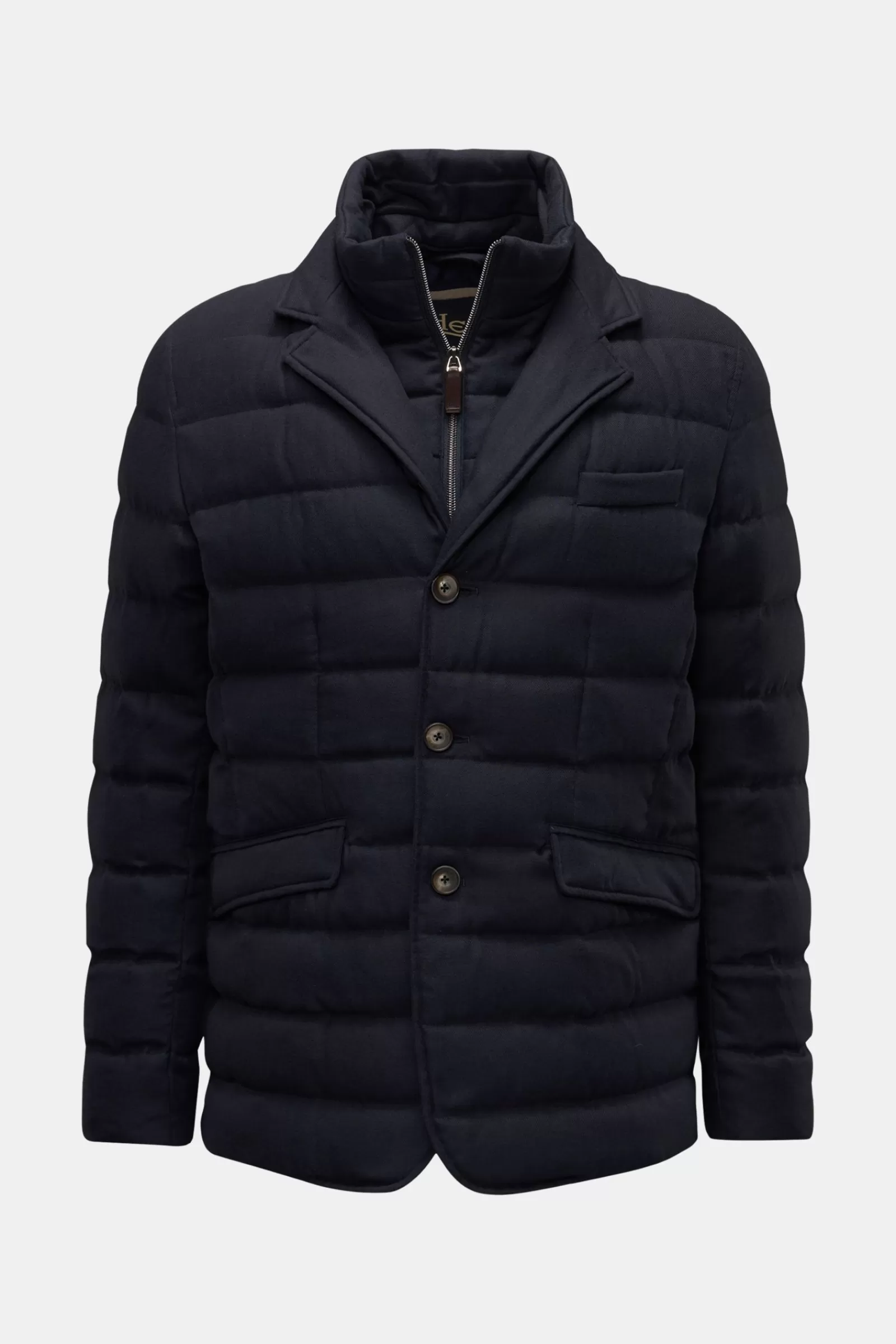 Quilted Jacket Navy>Herno Sale