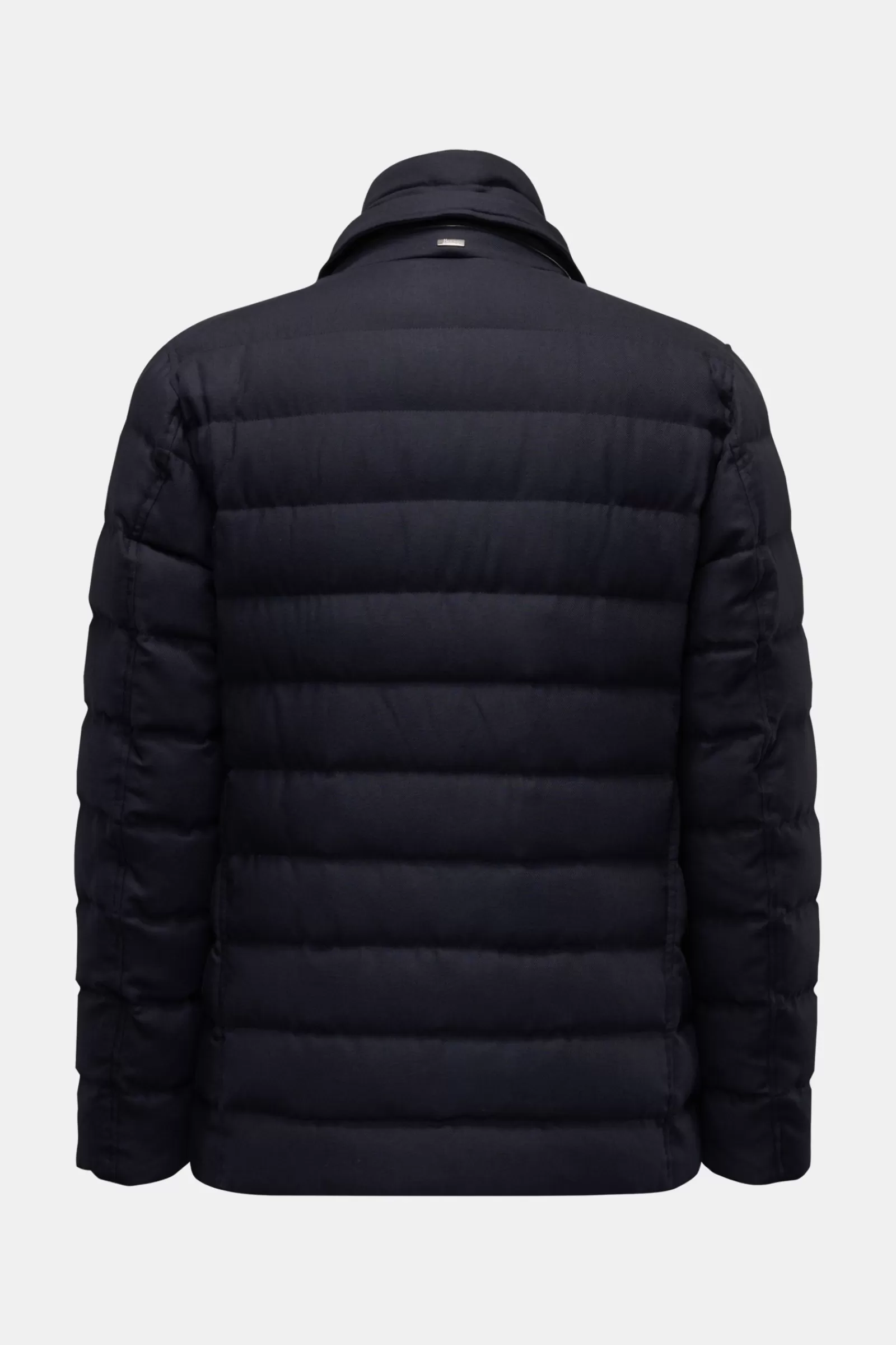 Quilted Jacket Navy>Herno Sale