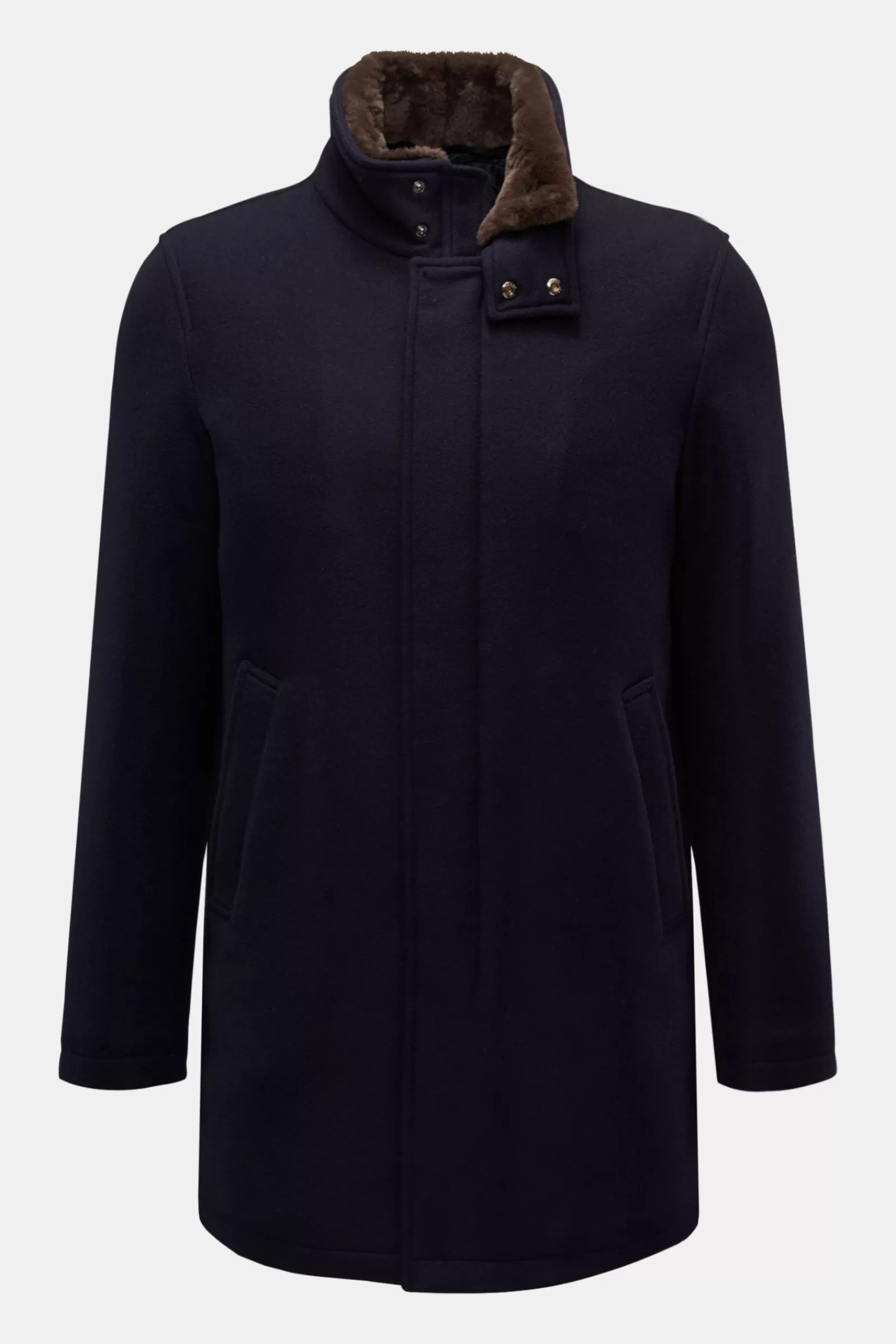 Short Coat Navy>Herno Cheap