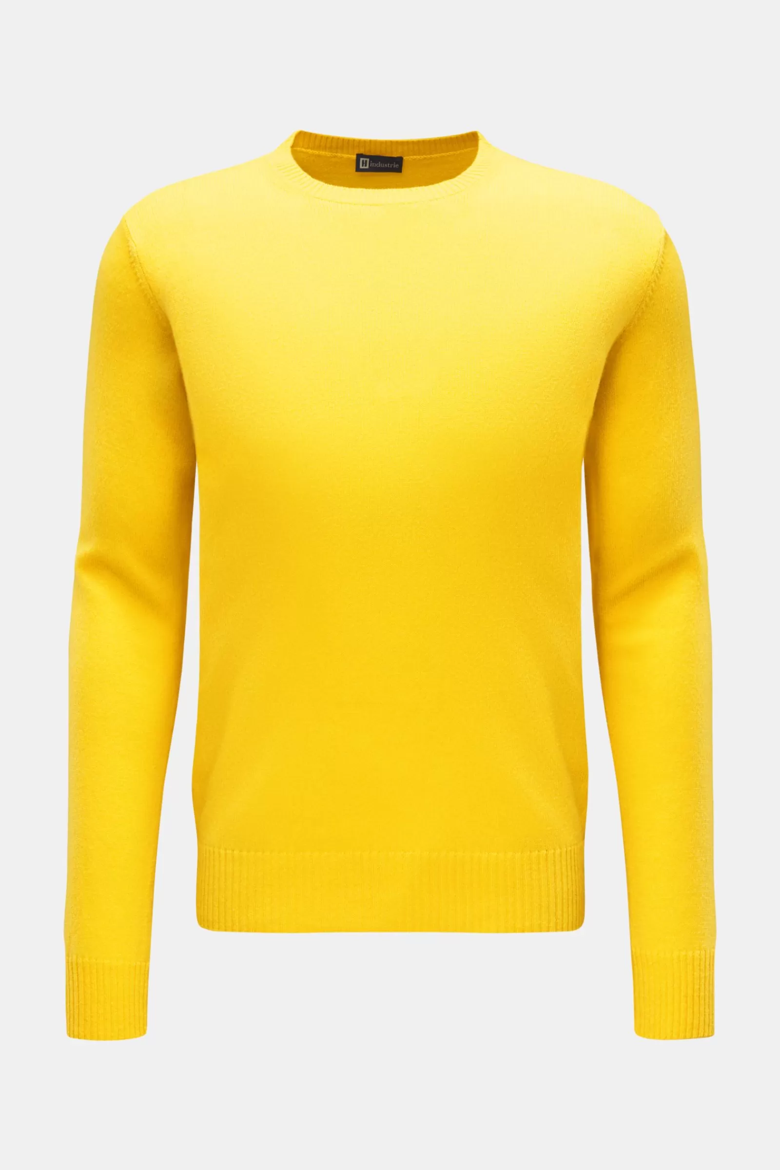 Hindustie Cashmere Crew Neck Jumper Light Yellow^Hindustrie Store