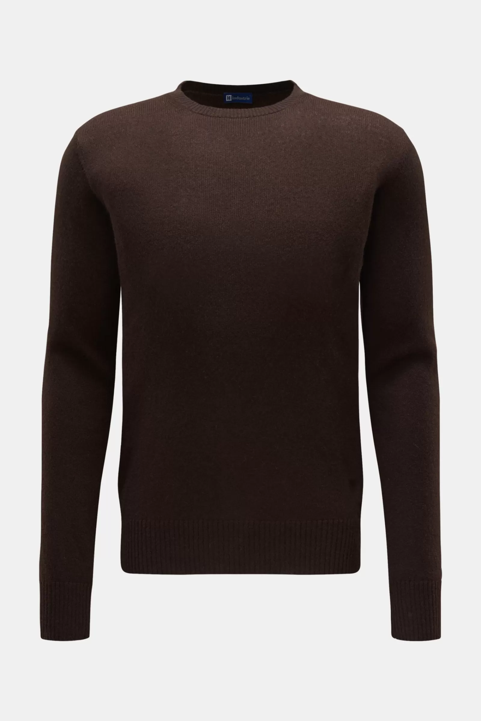 Cashmere Crew Neck Jumper Dark Brown^Hindustrie Store