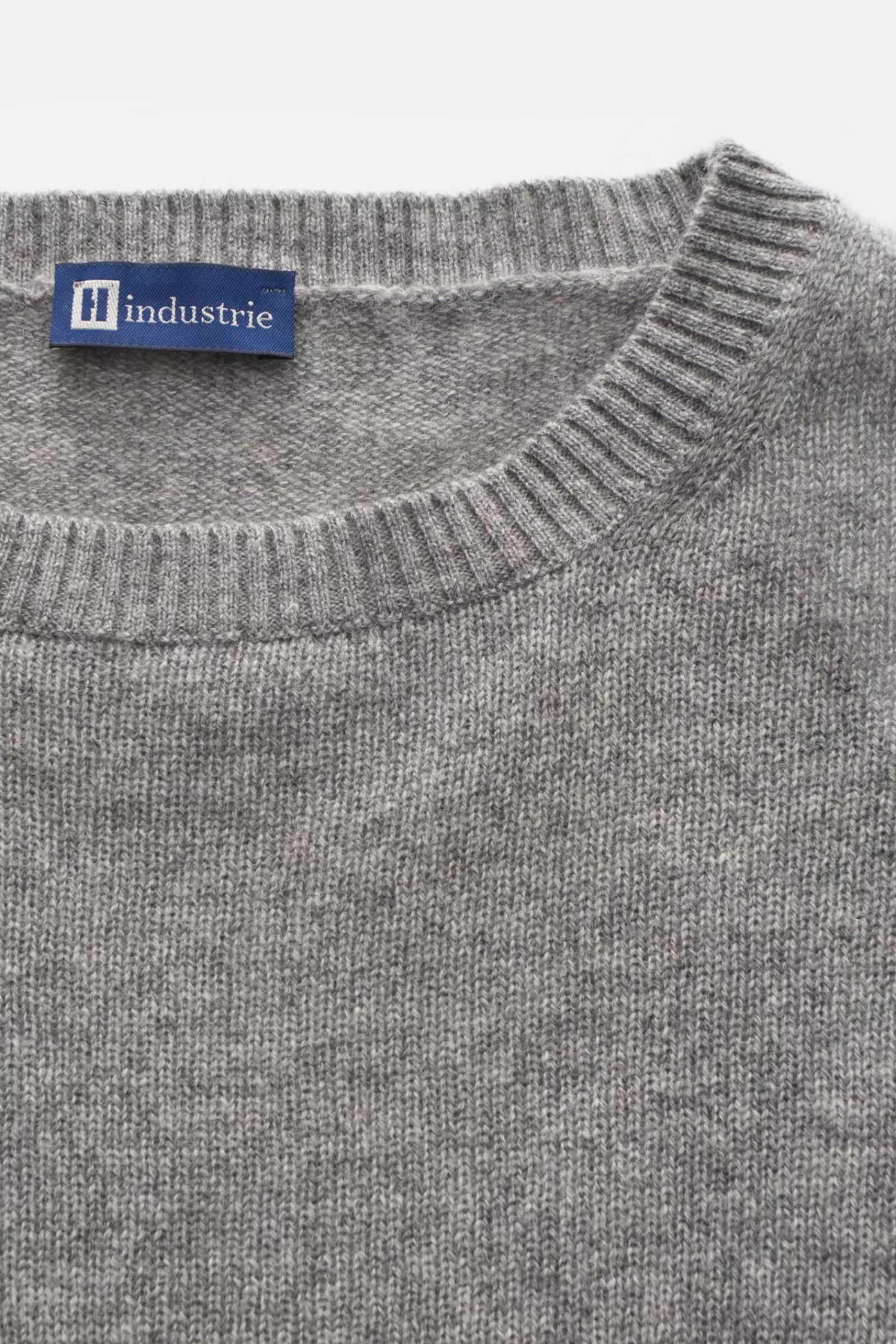 Cashmere Crew Neck Jumper Grey^Hindustrie Hot