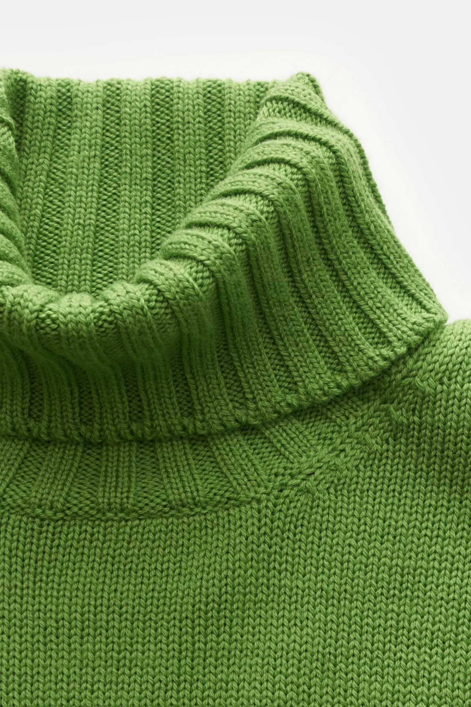 Merino Turtleneck Jumper Green^Hindustrie Flash Sale