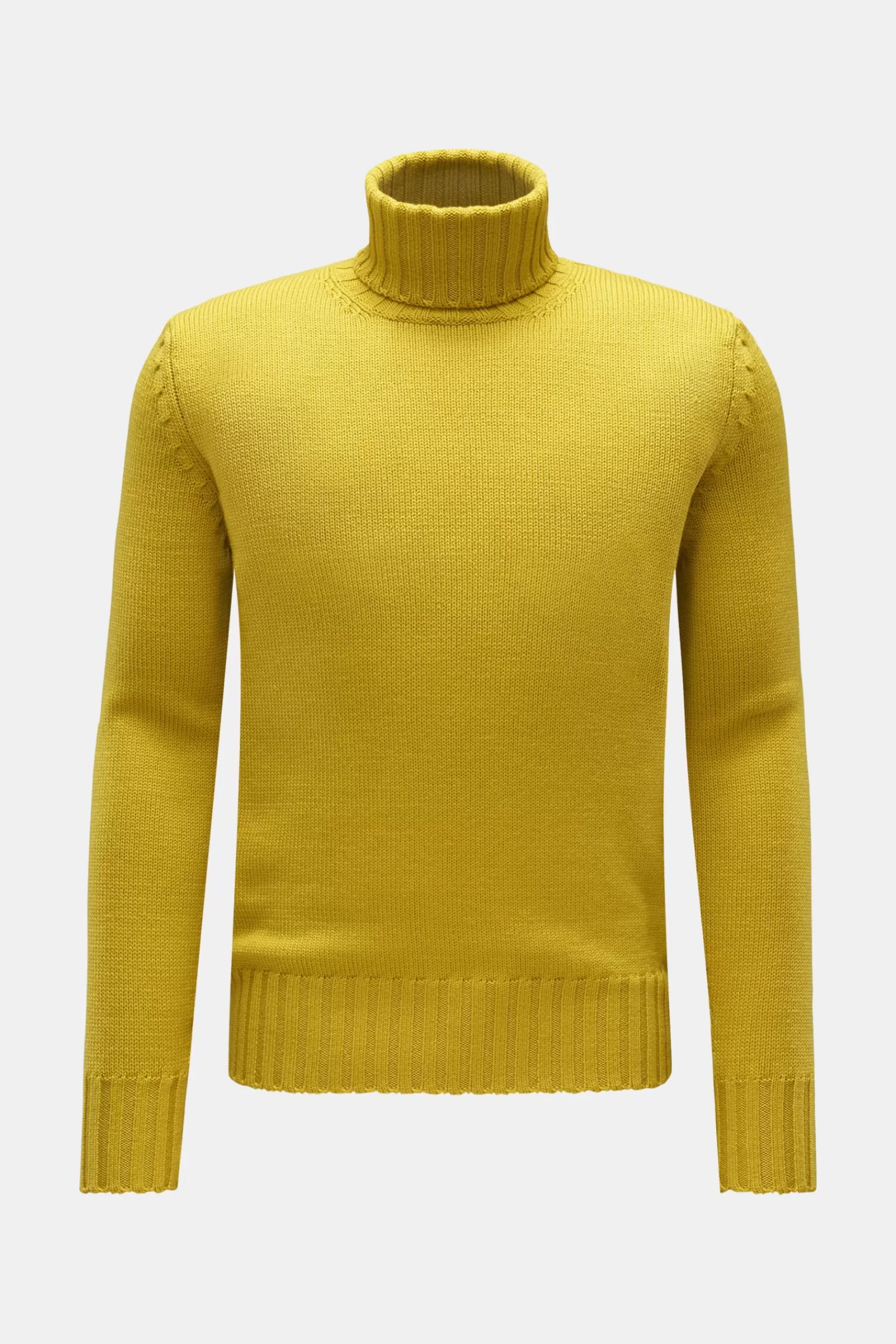 Merino Turtleneck Jumper Yellow^Hindustrie Fashion