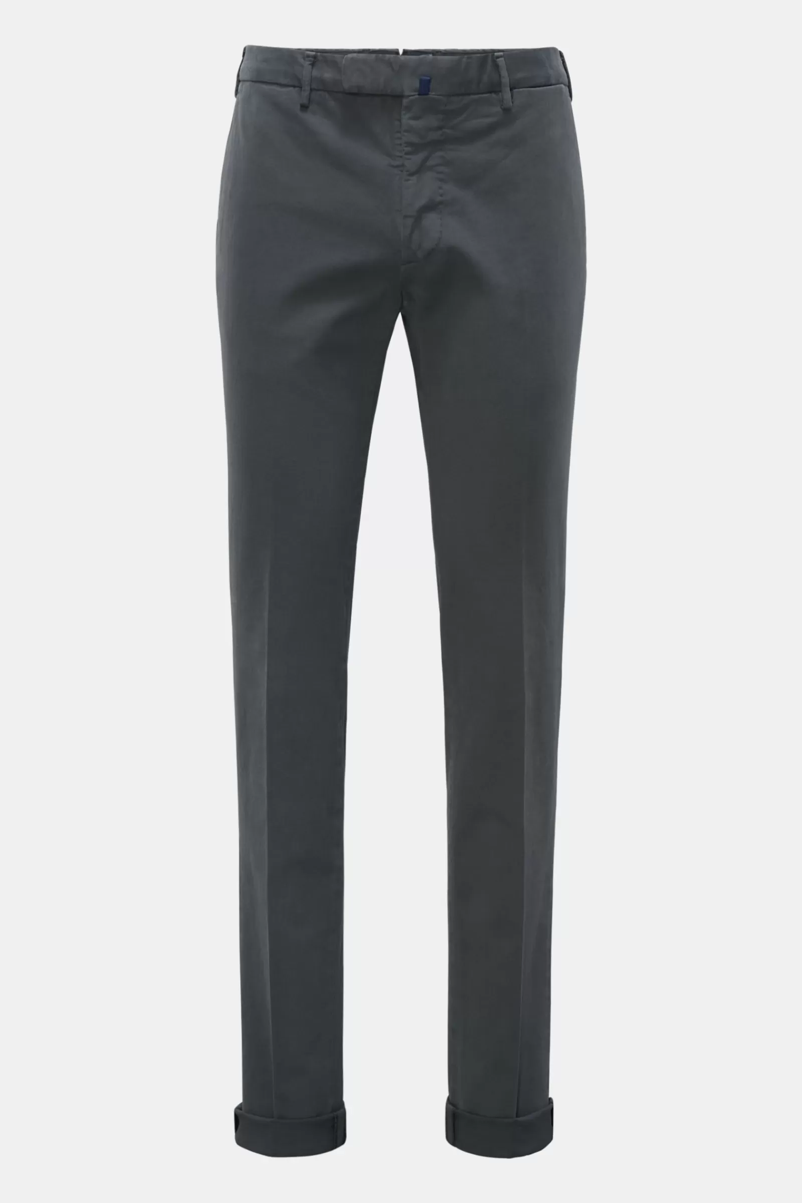 Chinos 'slim Fit' Dark Grey>Incotex Clearance