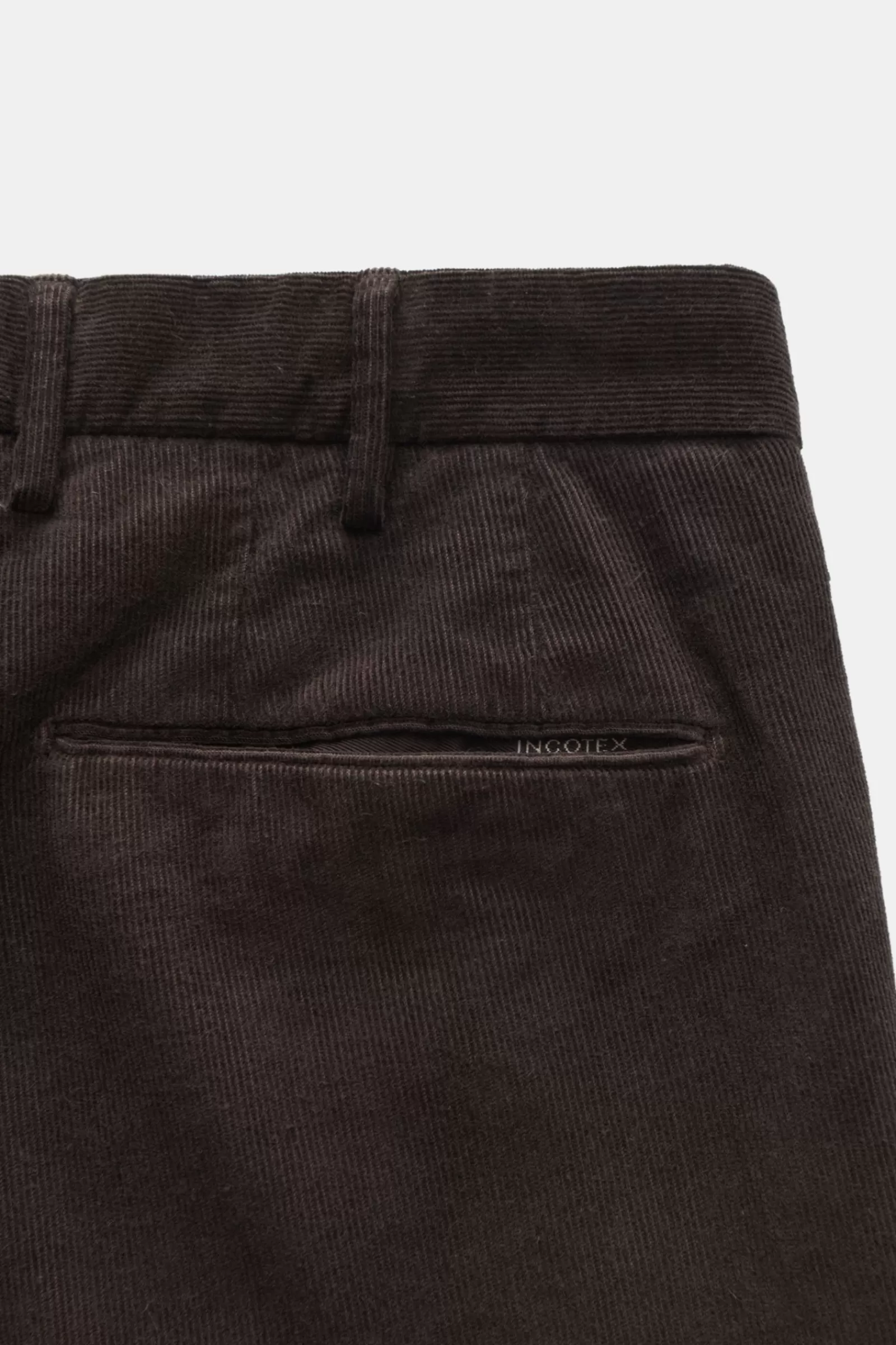 Cordhose Dunkelbraun>Incotex Sale