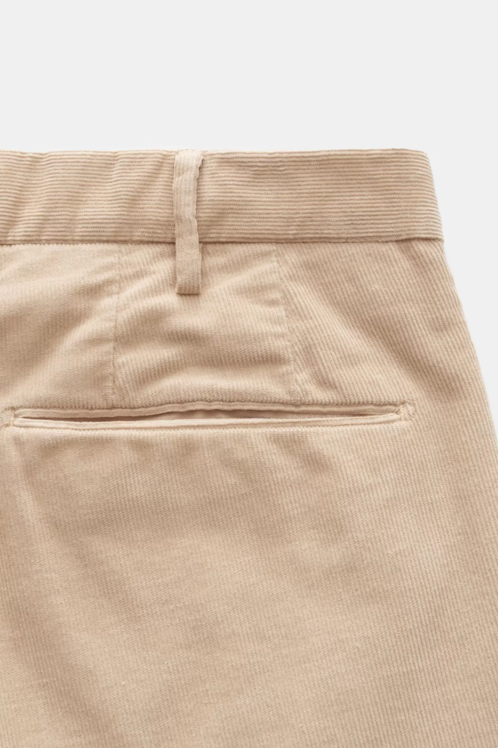 Corduroy Trousers Beige>Incotex Fashion