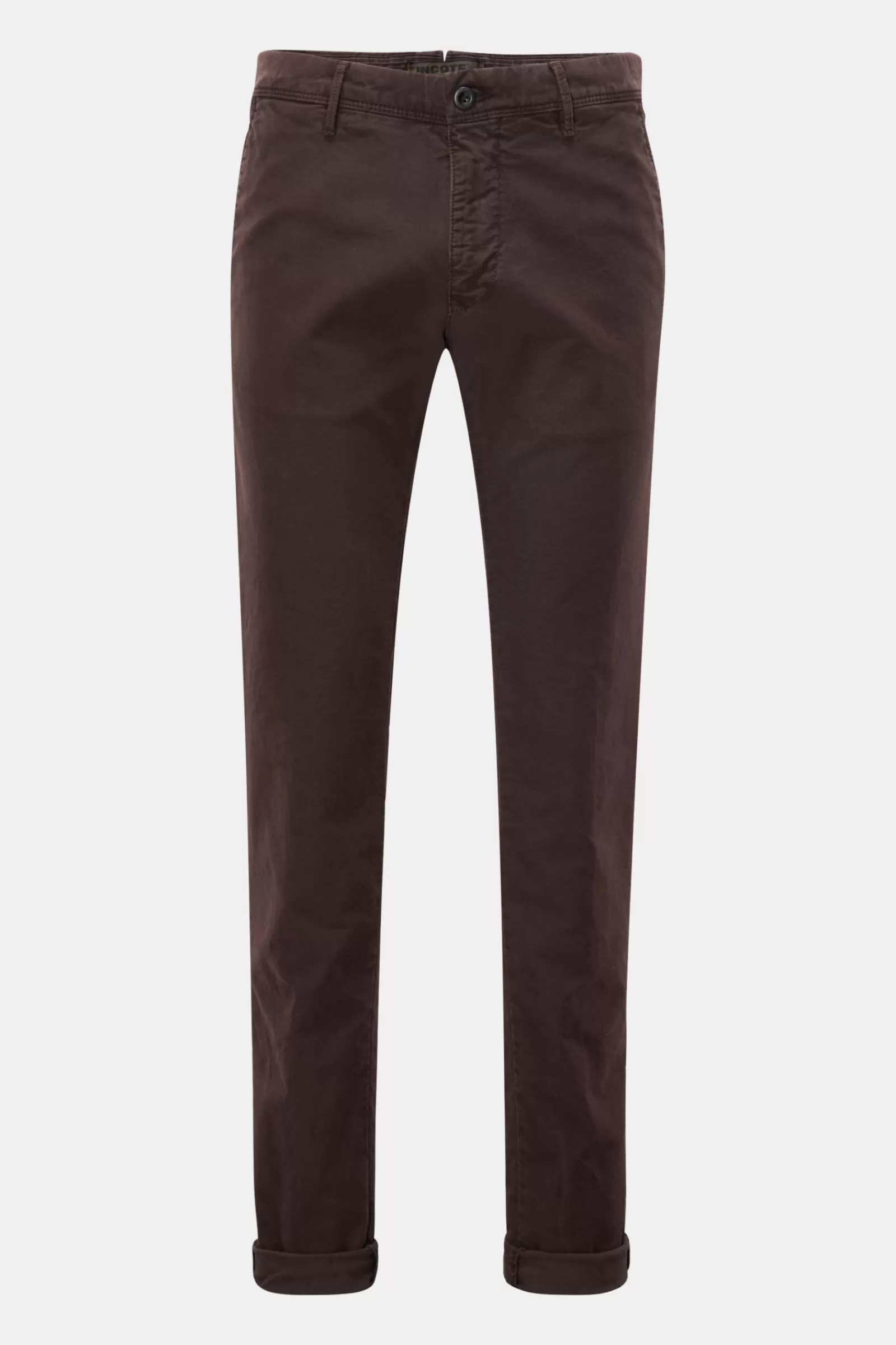 Trousers 'slim Fit' Brown>Incotex Slacks New