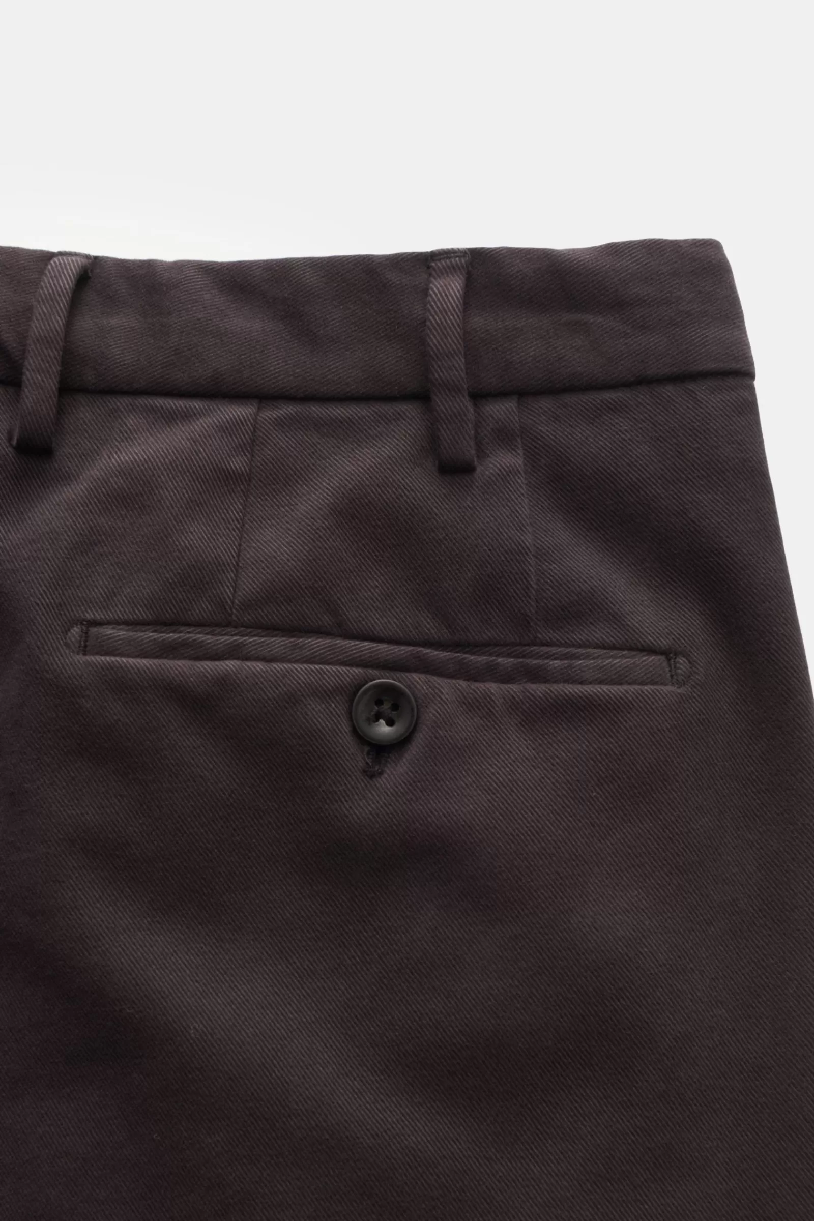 Trousers 'Tapered Fit' Dark Brown>Incotex Online