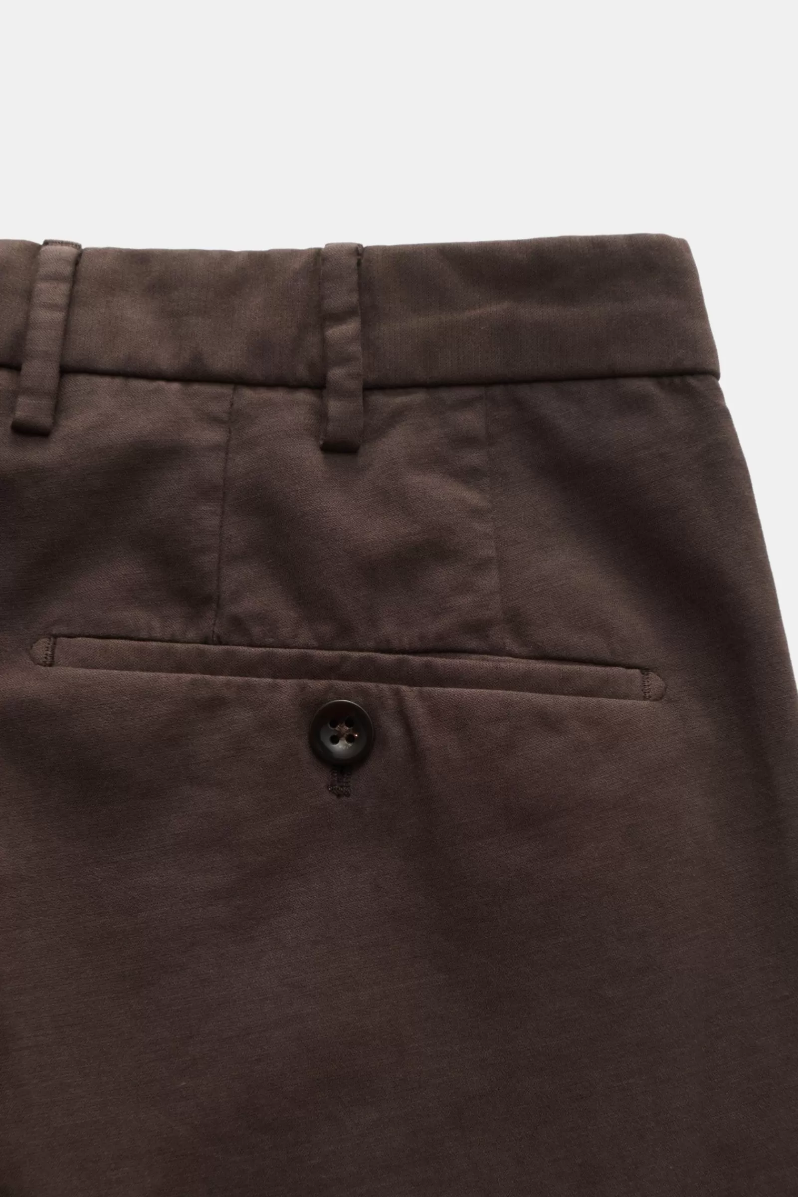 Trousers 'Tapered Fit' Dark Brown>Incotex Best