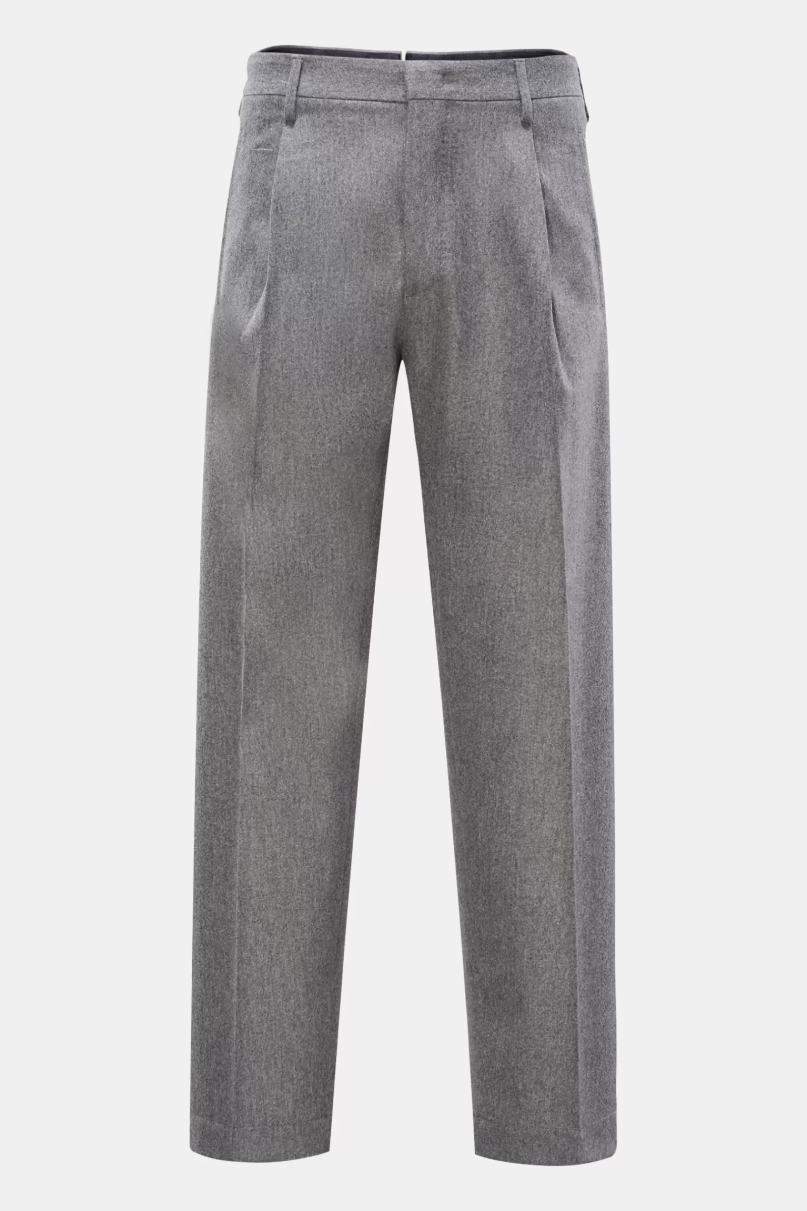 Wool Trousers Grey>Incotex Store