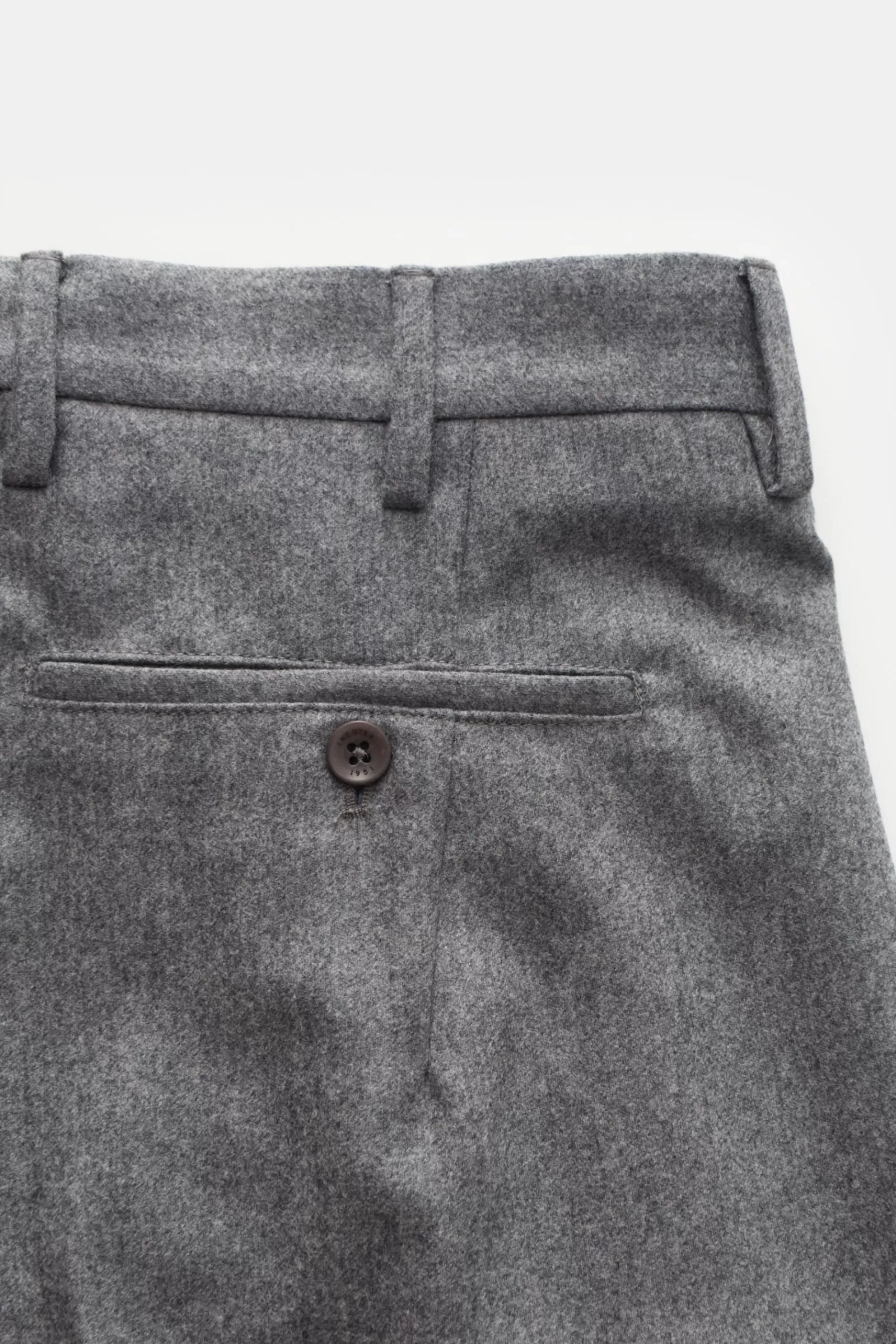 Wool Trousers Grey>Incotex Store