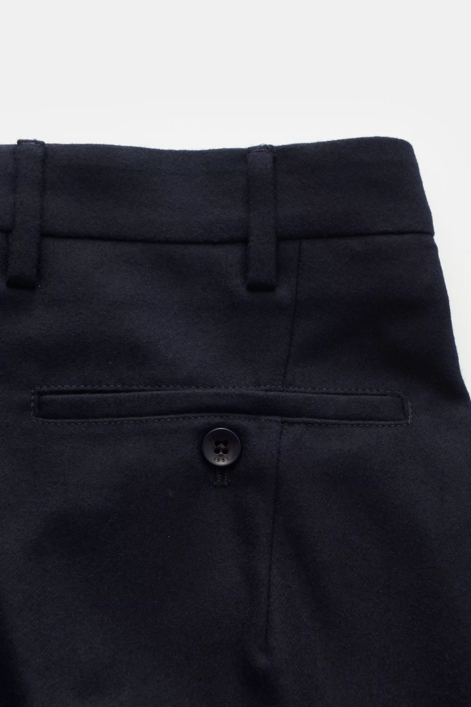 Wool Trousers Navy>Incotex Fashion