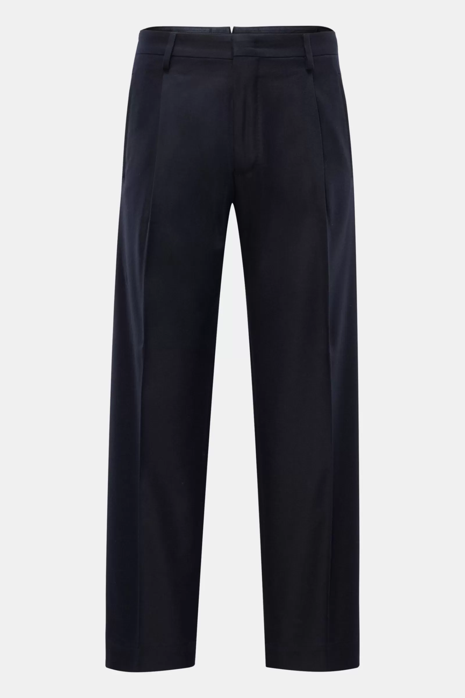 Wool Trousers Navy>Incotex Fashion