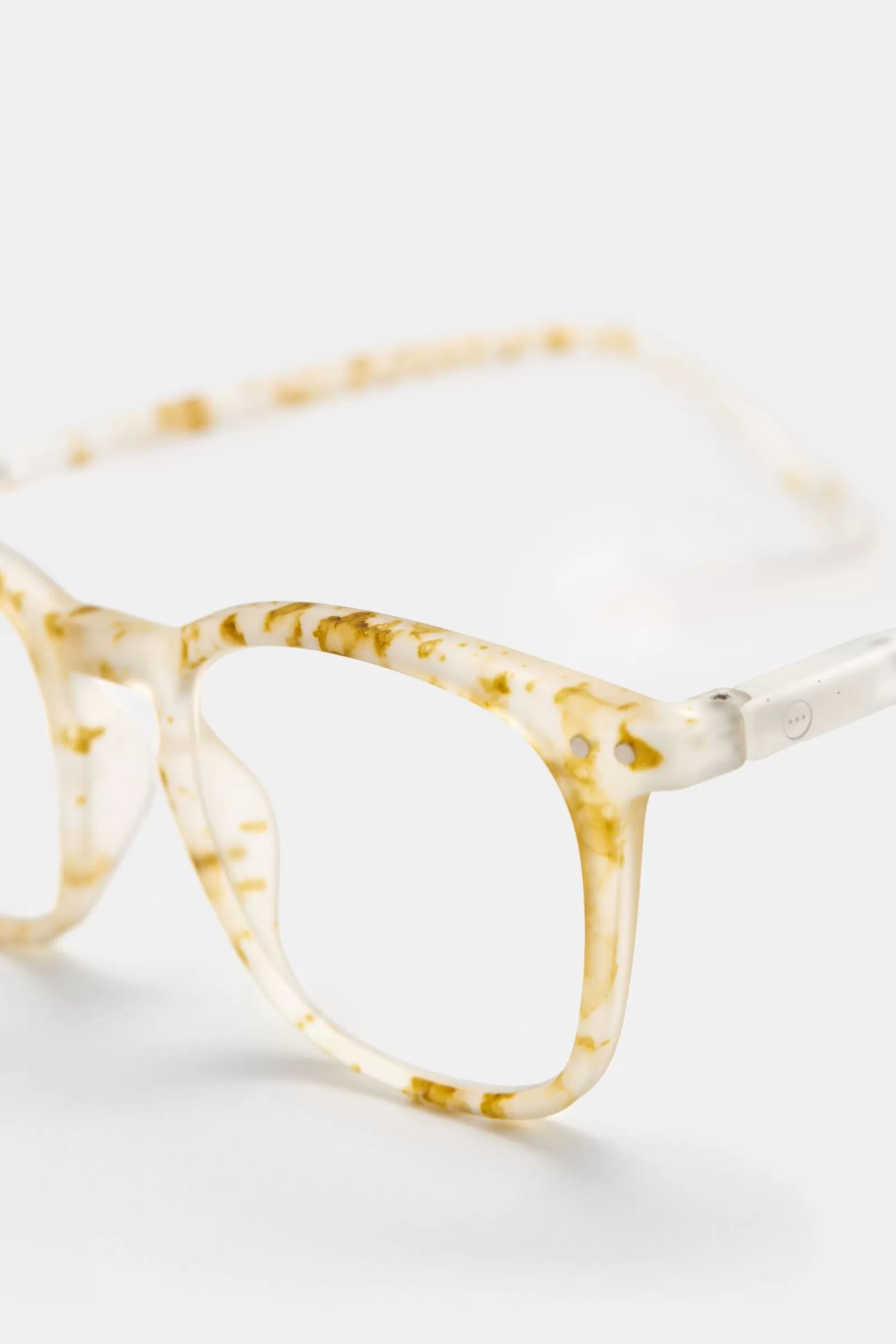 Reading Glasses '#E' Off-White/Light Green Patterned^IZIPIZI Hot