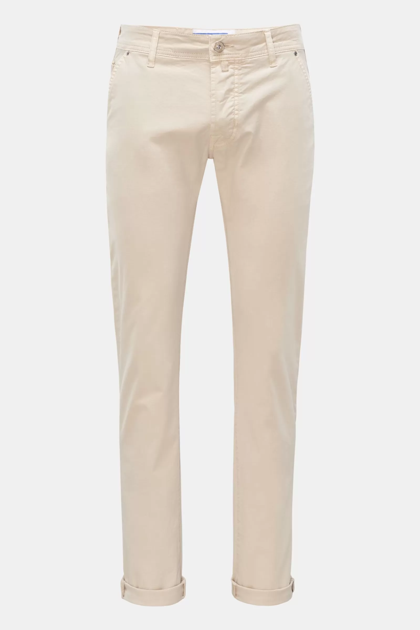 Cotton Trousers 'Leonard' Cream (Formerly J613)>Jacob Cohen Discount