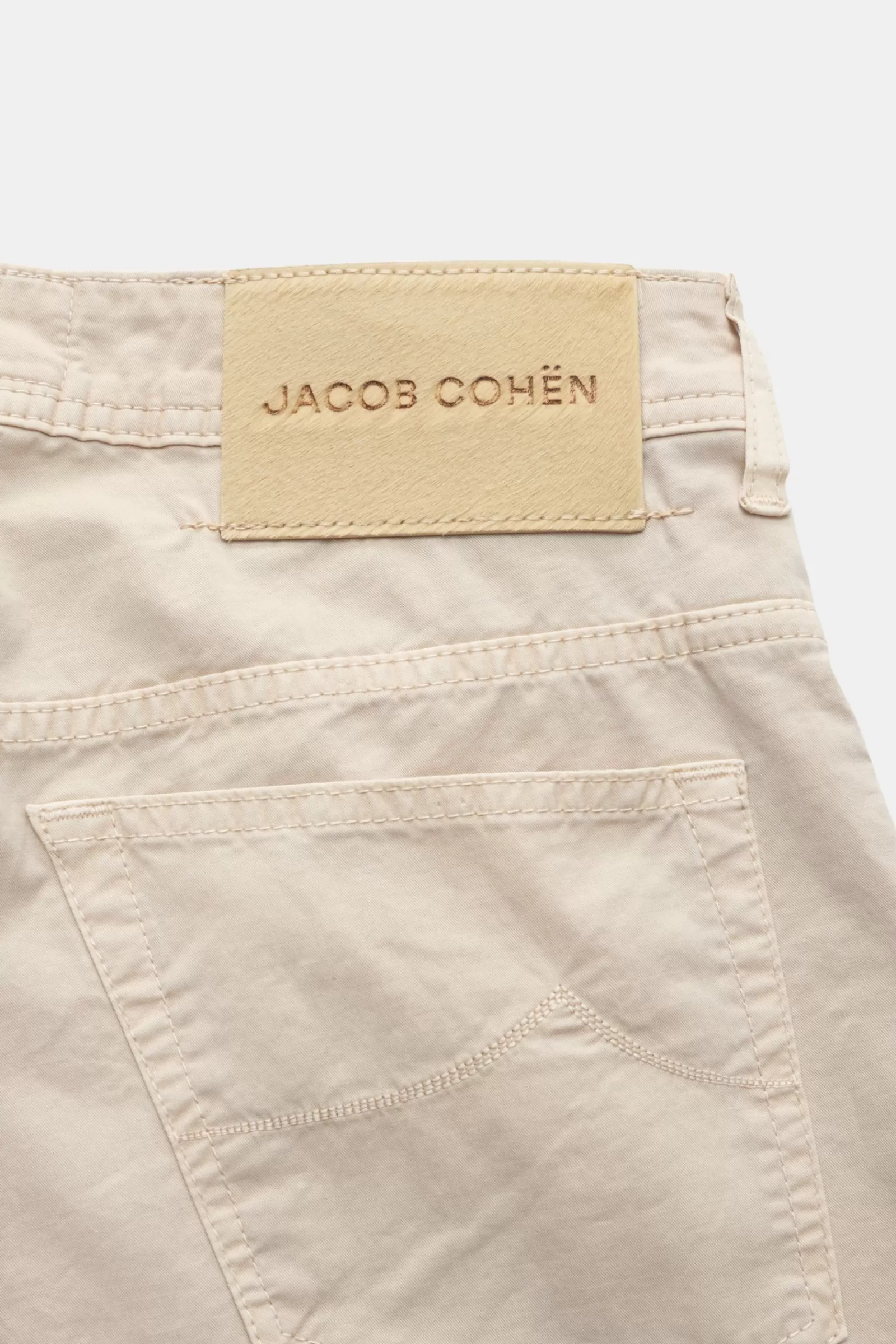 Cotton Trousers 'Leonard' Cream (Formerly J613)>Jacob Cohen Discount