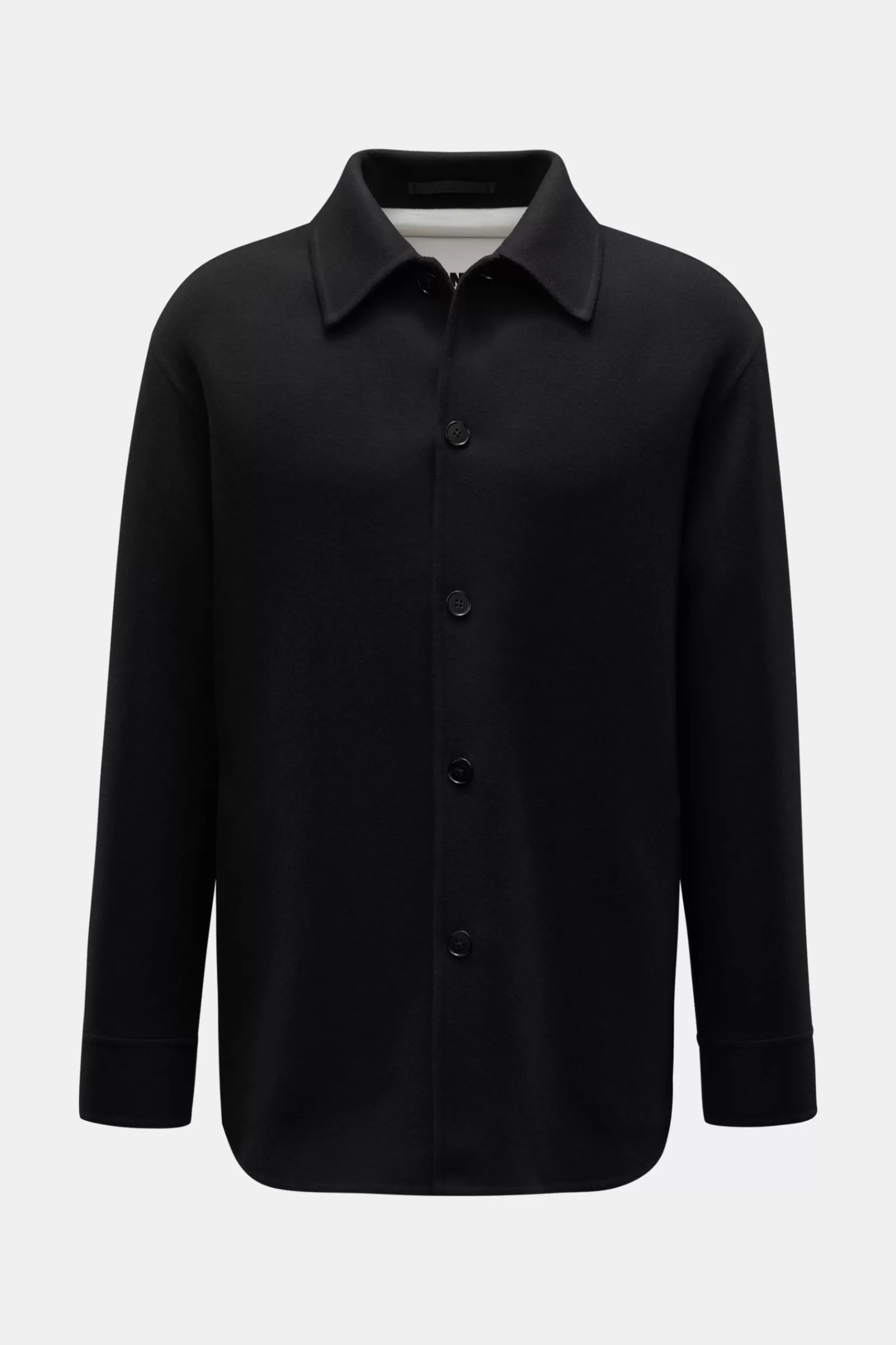 Cashmere Overshirt Navy>Jil Sander Outlet