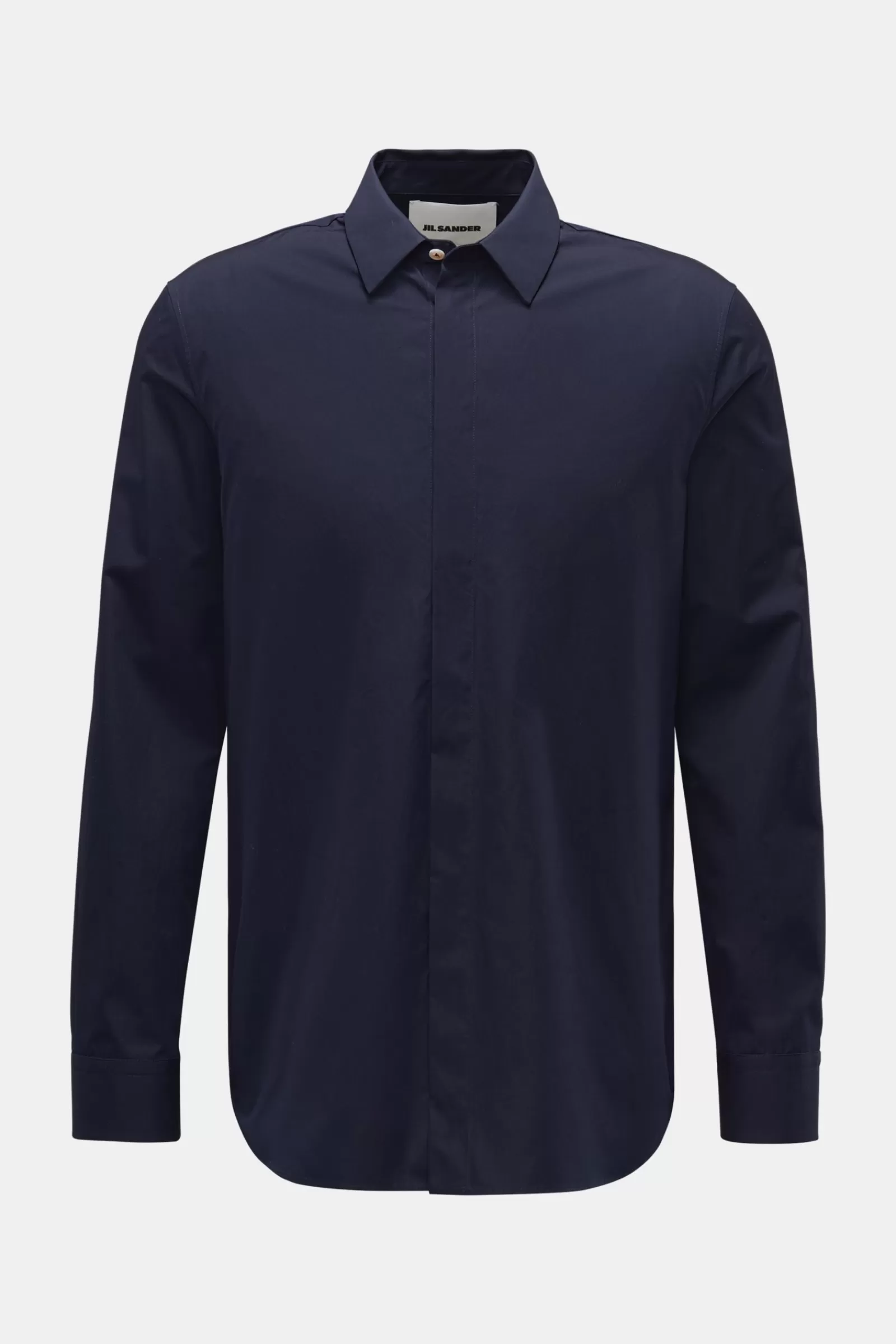 Casual Shirt Kent Collar Navy>Jil Sander Clearance