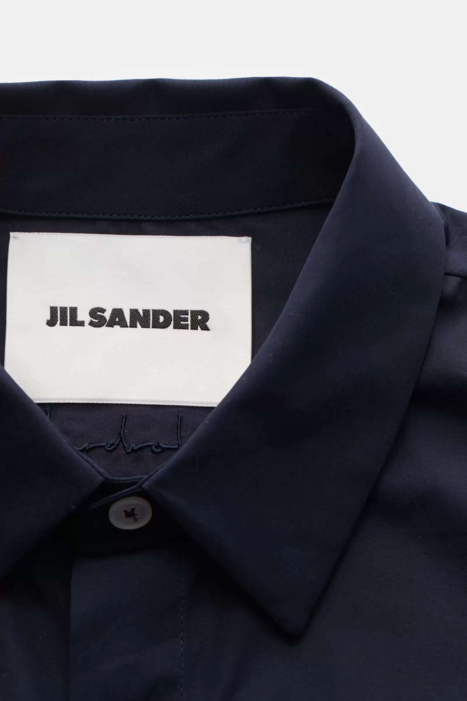 Casual Shirt Kent Collar Navy>Jil Sander Clearance