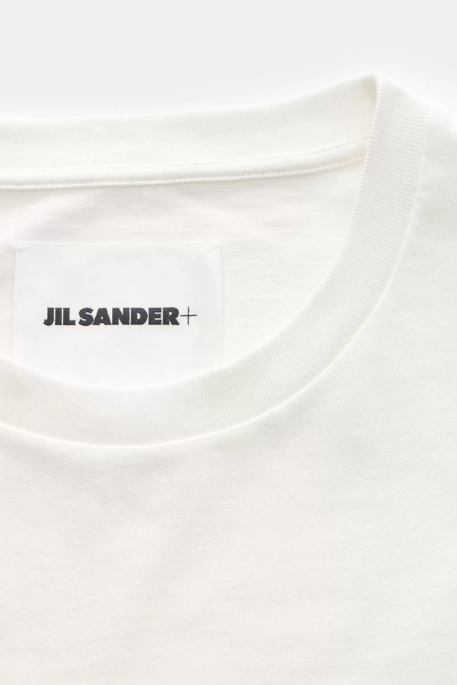 Crew Neck T-Shirt Off-White>Jil Sander Cheap