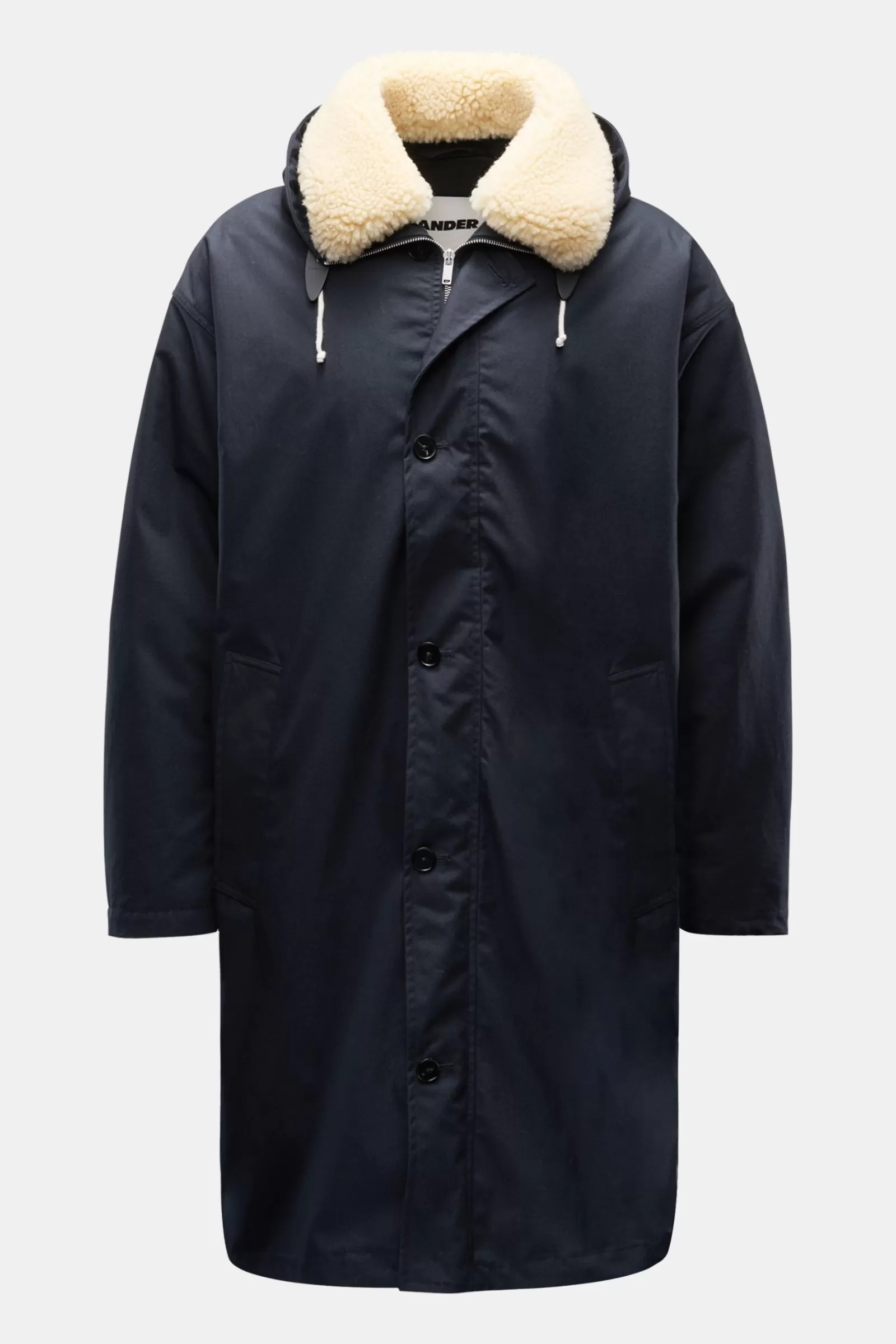 Parka Dark Navy>Jil Sander Sale