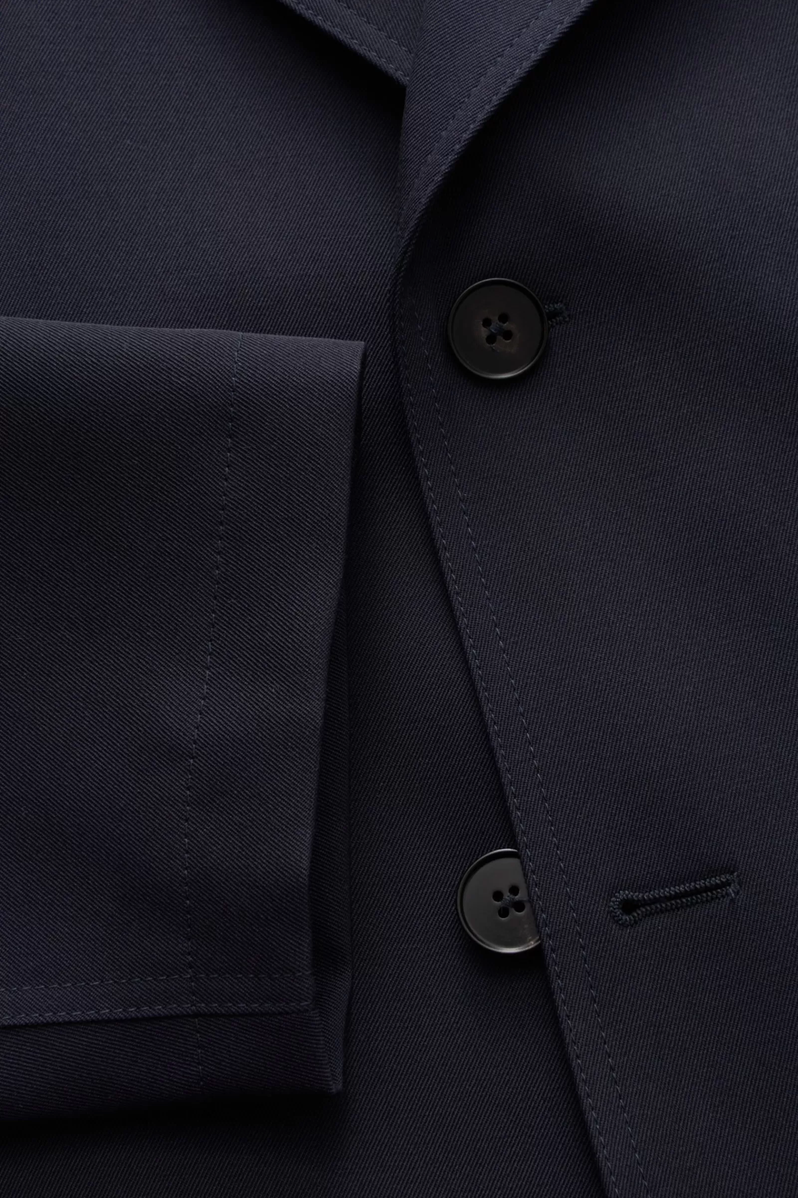 Wool Twill Jacket Navy>Jil Sander Fashion