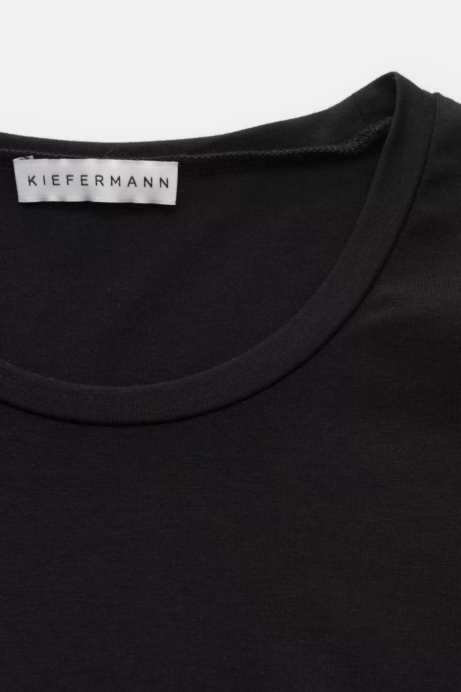 Crew Neck Long Sleeve 'Emil' Black>Kiefermann Clearance